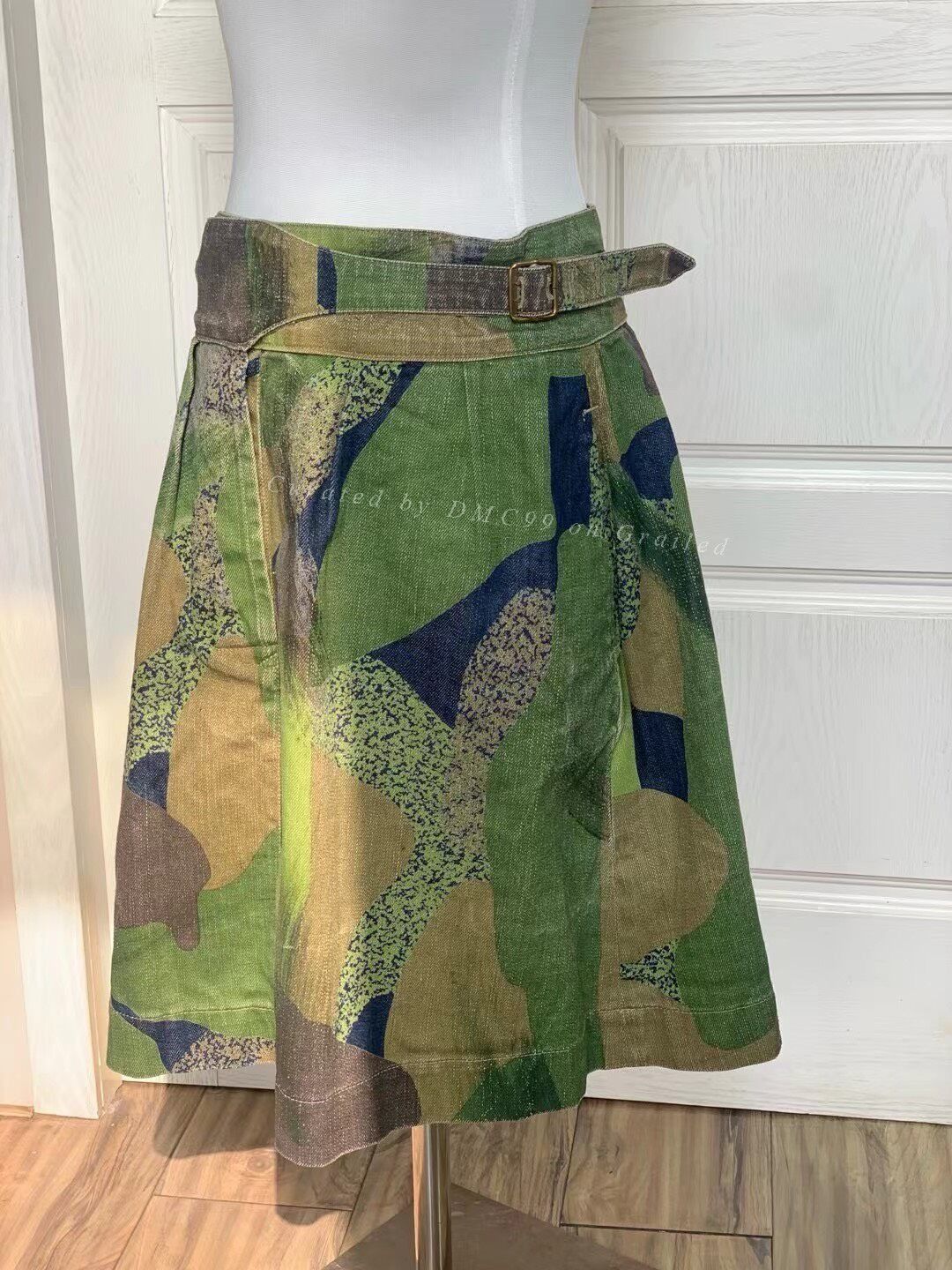 Nigel Cabourn Nigel Cabourn Camouflage Denim Skirt Size 38" / US 16 / IT 52 - 7 Thumbnail