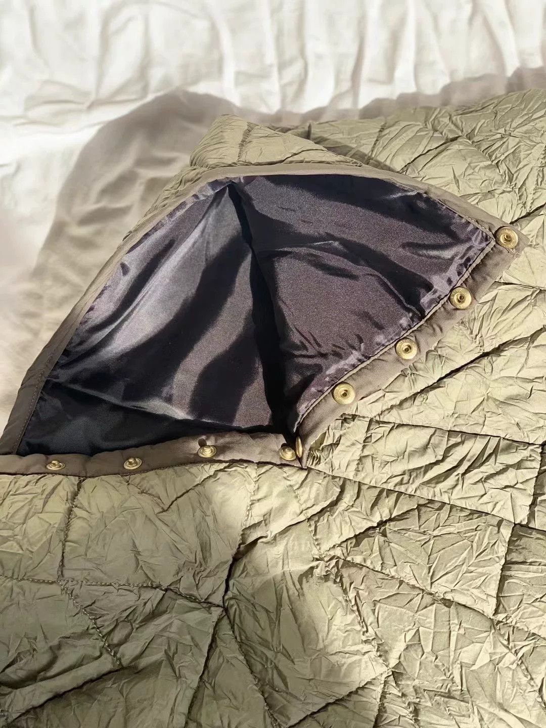 Orcival Japanese Vintage Quilted Skirt Size 35" - 9 Thumbnail