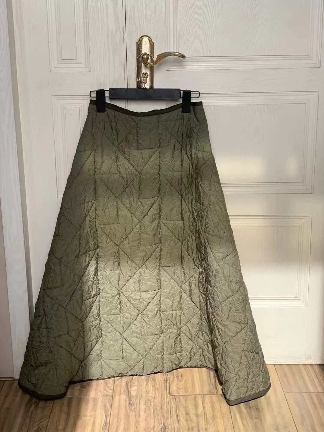 Orcival Japanese Vintage Quilted Skirt Size 35" - 2 Thumbnail