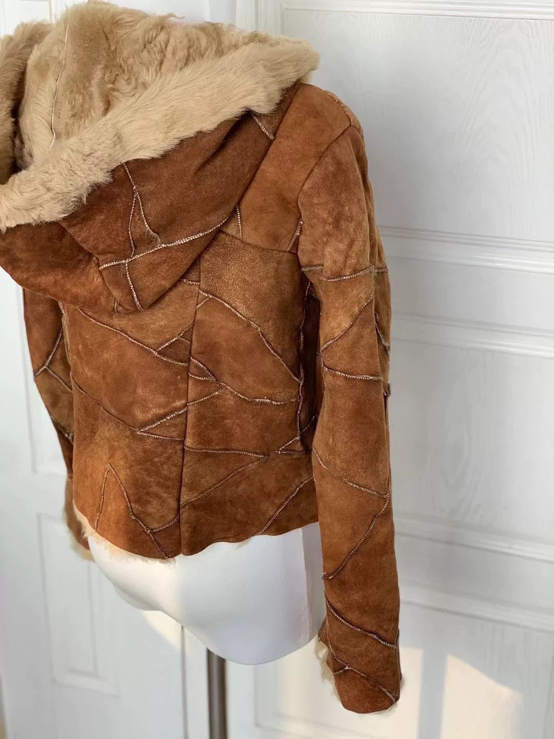 Beams Japan Vintage Ray Beams Shearling Toggle Coat Size XS / US 0-2 / IT 36-38 - 7 Thumbnail