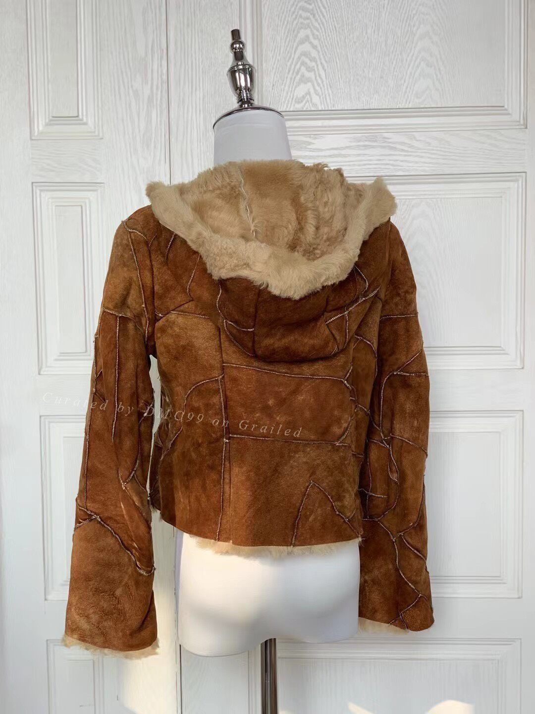 Beams Japan Vintage Ray Beams Shearling Toggle Coat Size XS / US 0-2 / IT 36-38 - 5 Thumbnail