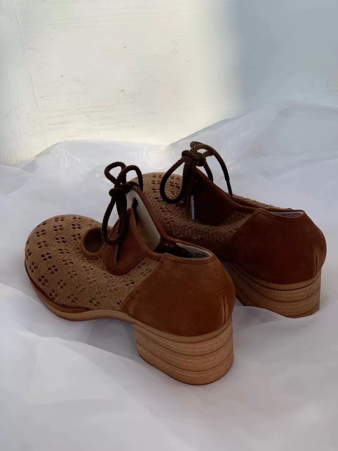 Kenzo Kenzo Vintage Cutout Leather Shoes Size US 5.5 / IT 35.5 - 5 Thumbnail