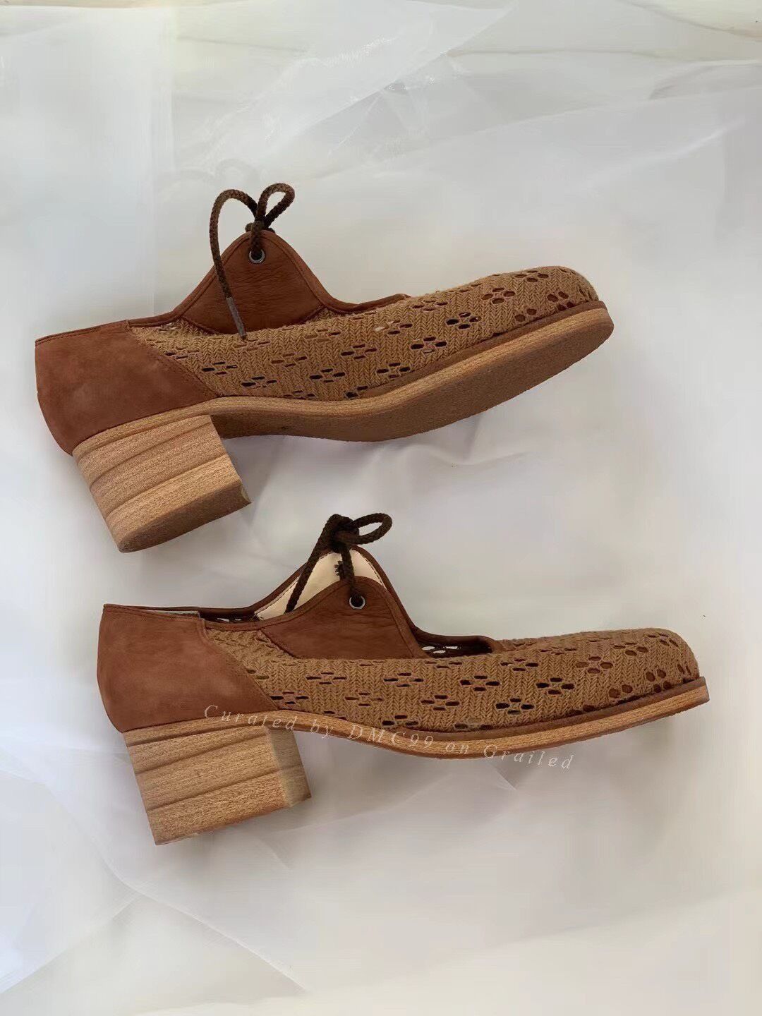 Kenzo Kenzo Vintage Cutout Leather Shoes Size US 5.5 / IT 35.5 - 7 Thumbnail
