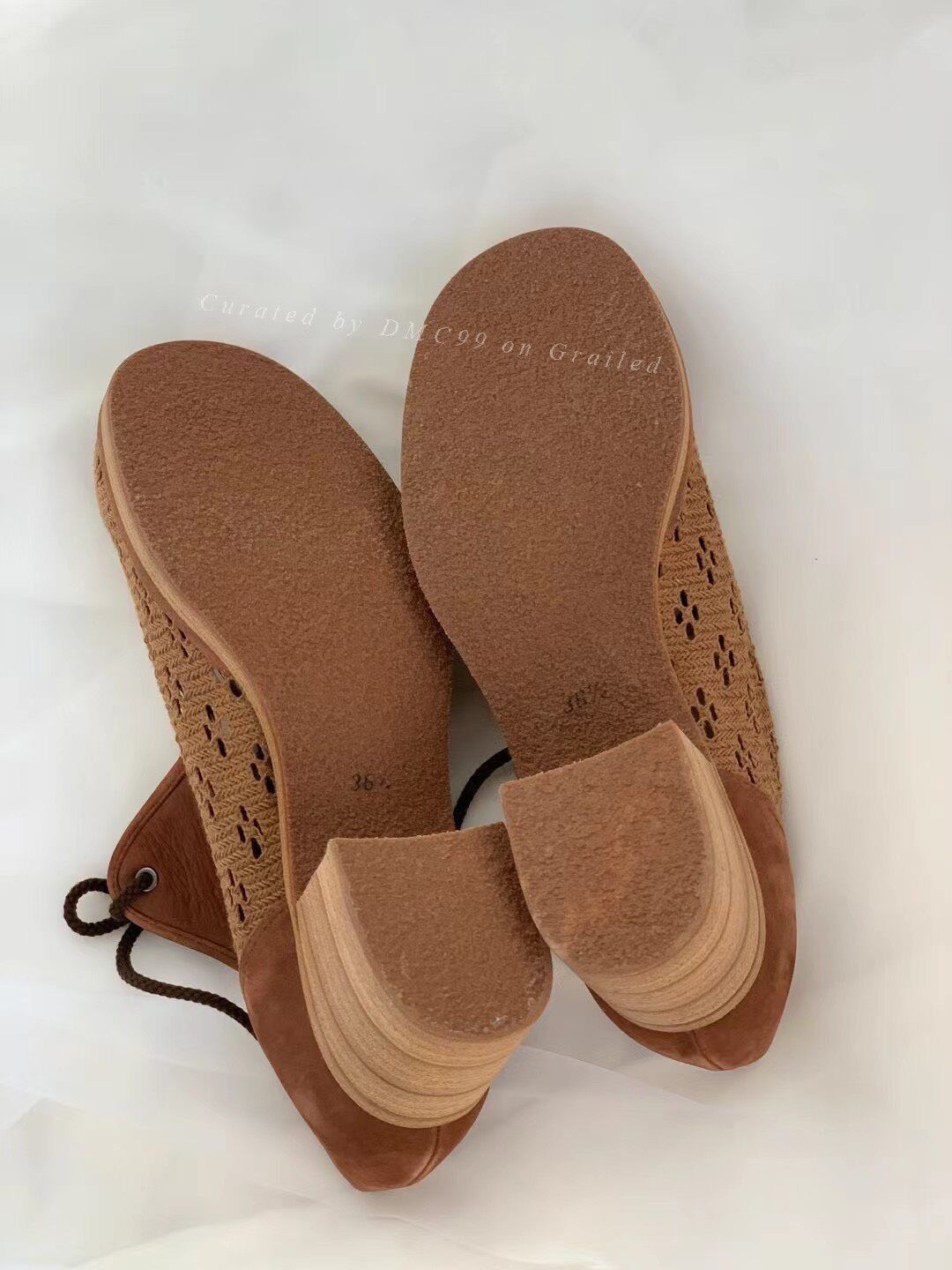 Kenzo Kenzo Vintage Cutout Leather Shoes Size US 5.5 / IT 35.5 - 9 Thumbnail