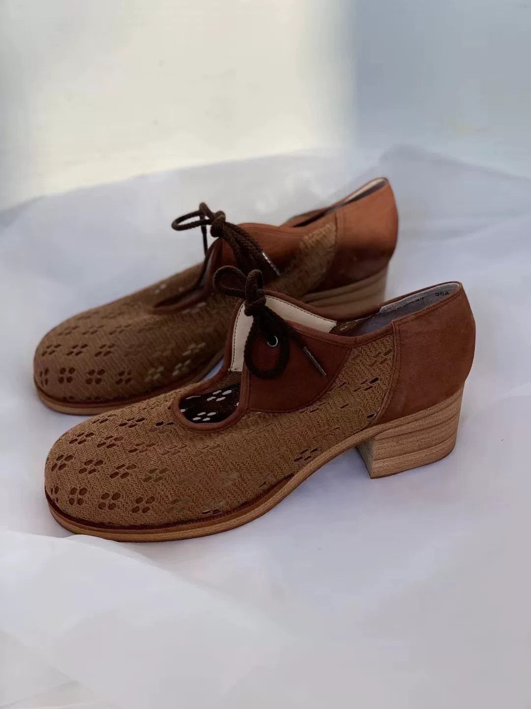 Kenzo Kenzo Vintage Cutout Leather Shoes Size US 5.5 / IT 35.5 - 4 Thumbnail