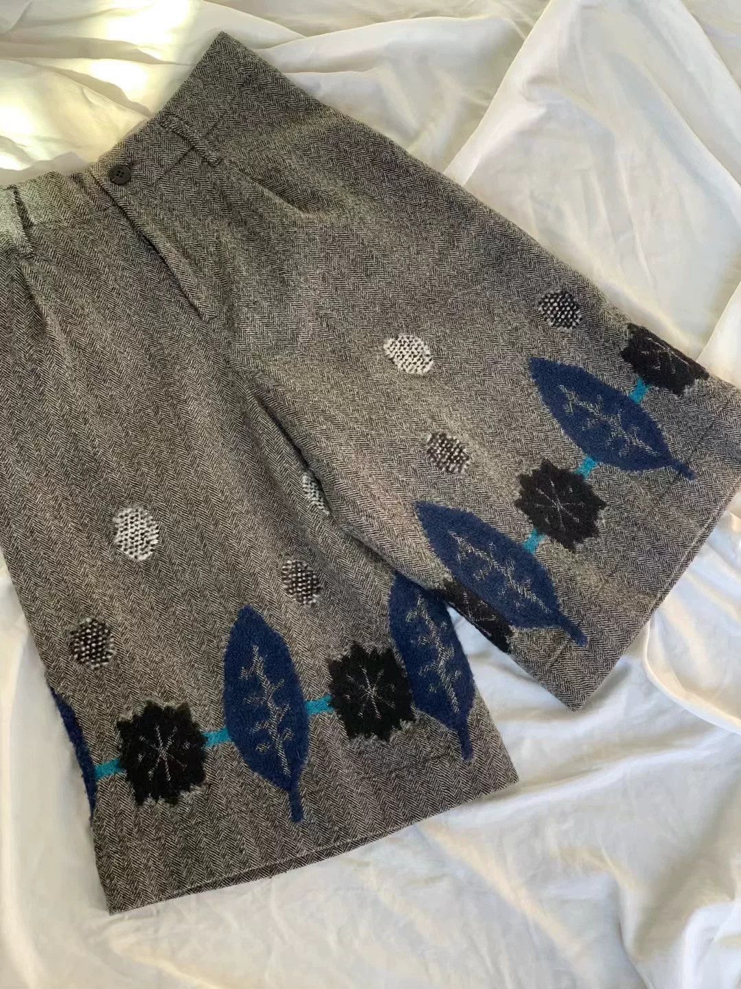 Issey Miyake Vintage Issey Miyake Wool Culottes Size 33" - 4 Thumbnail