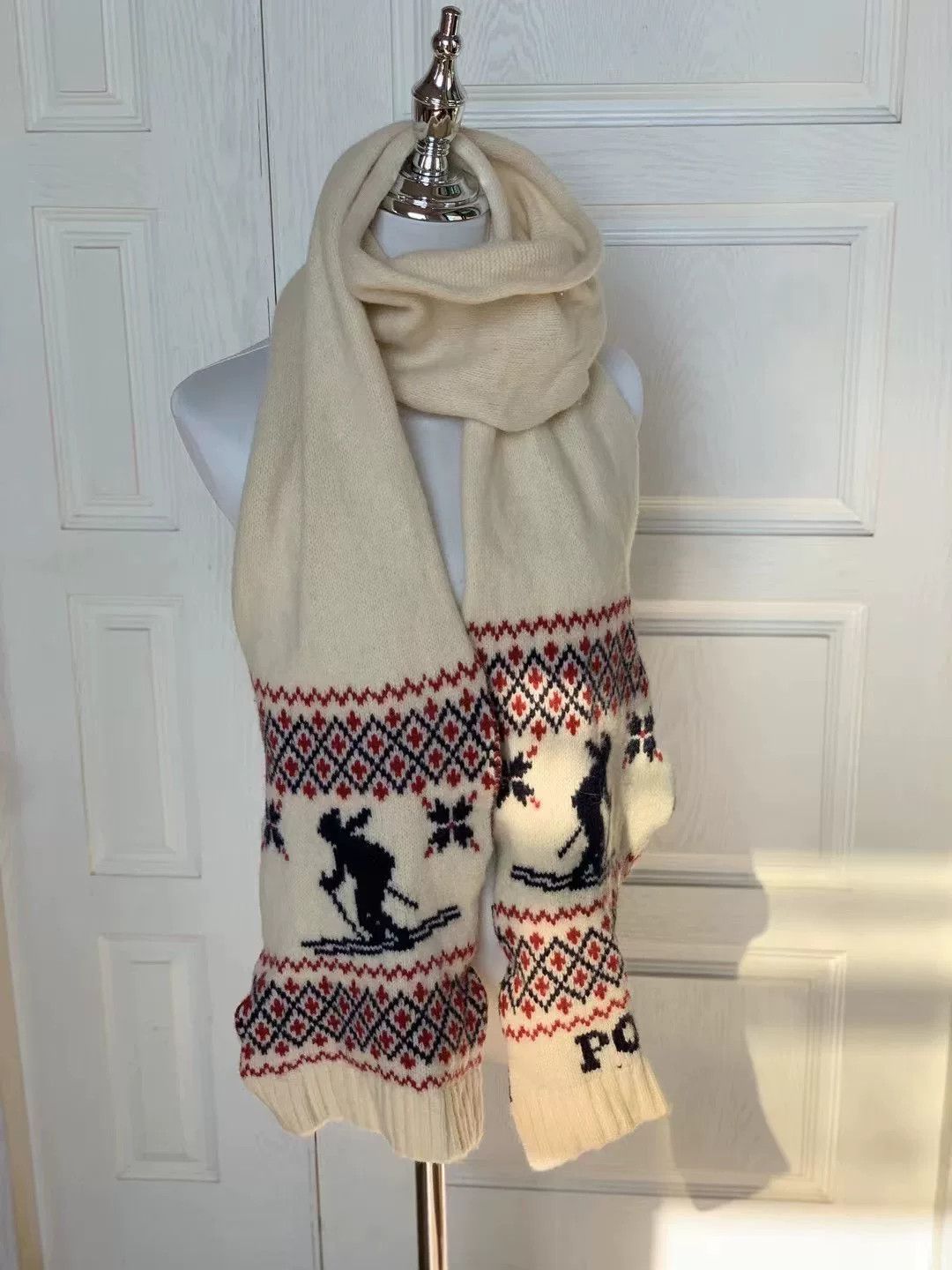 Ralph Lauren Ralph Lauren Vintage Polo Wool Scarf Size ONE SIZE - 3 Thumbnail