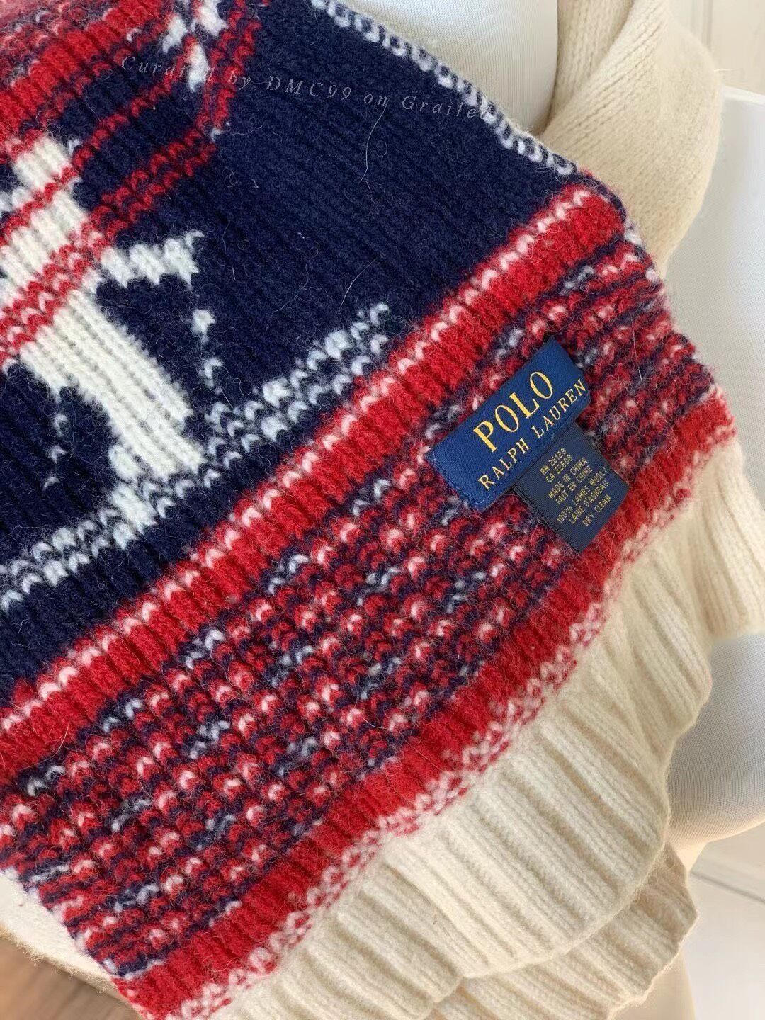 Ralph Lauren Ralph Lauren Vintage Polo Wool Scarf Size ONE SIZE - 9 Thumbnail
