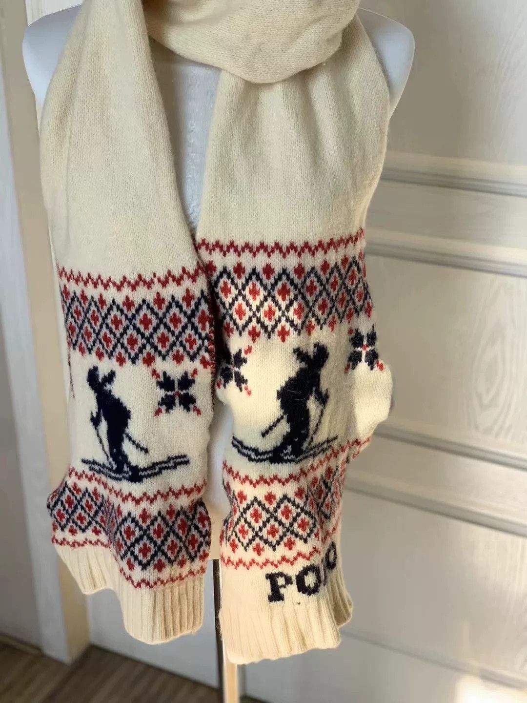 Ralph Lauren Ralph Lauren Vintage Polo Wool Scarf Size ONE SIZE - 5 Thumbnail