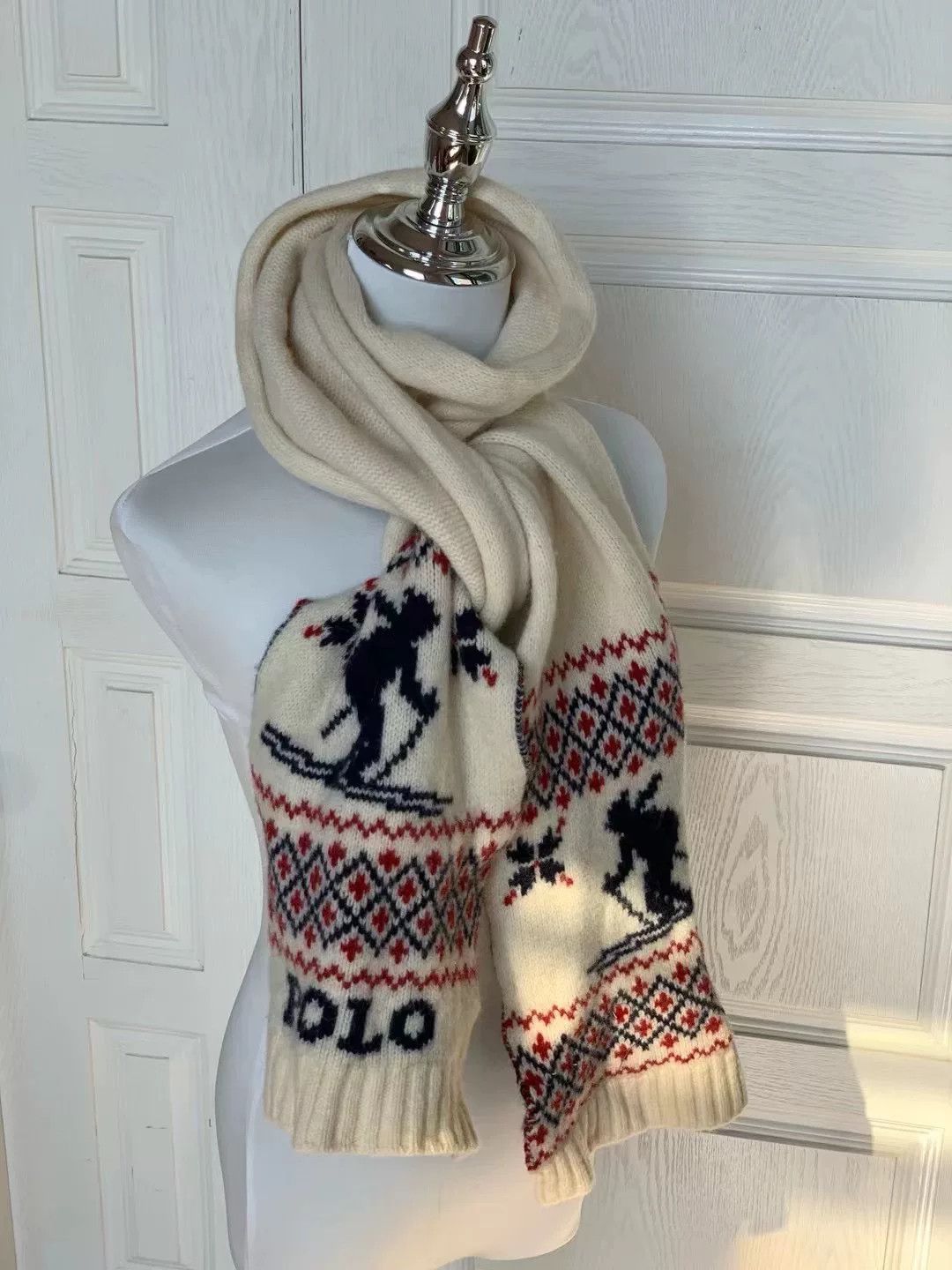 Ralph Lauren Ralph Lauren Vintage Polo Wool Scarf Size ONE SIZE - 7 Thumbnail