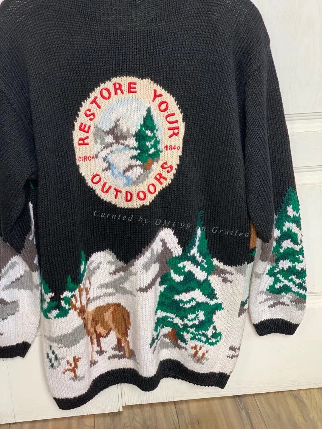 Aigle The Eagle's Eye Vintage Cardigan Size S / US 4 / IT 40 - 8 Thumbnail