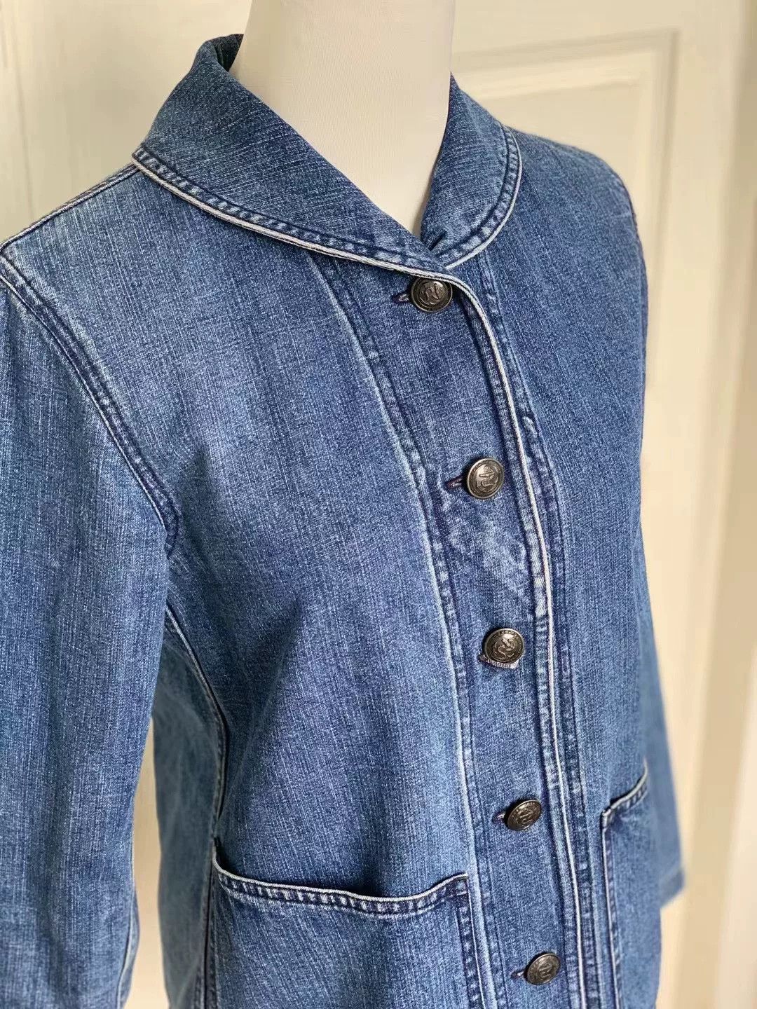 Polo Ralph Lauren Polo Ralph Lauren Nautical Denim Deck Jacket Size US S / EU 44-46 / 1 - 9 Thumbnail