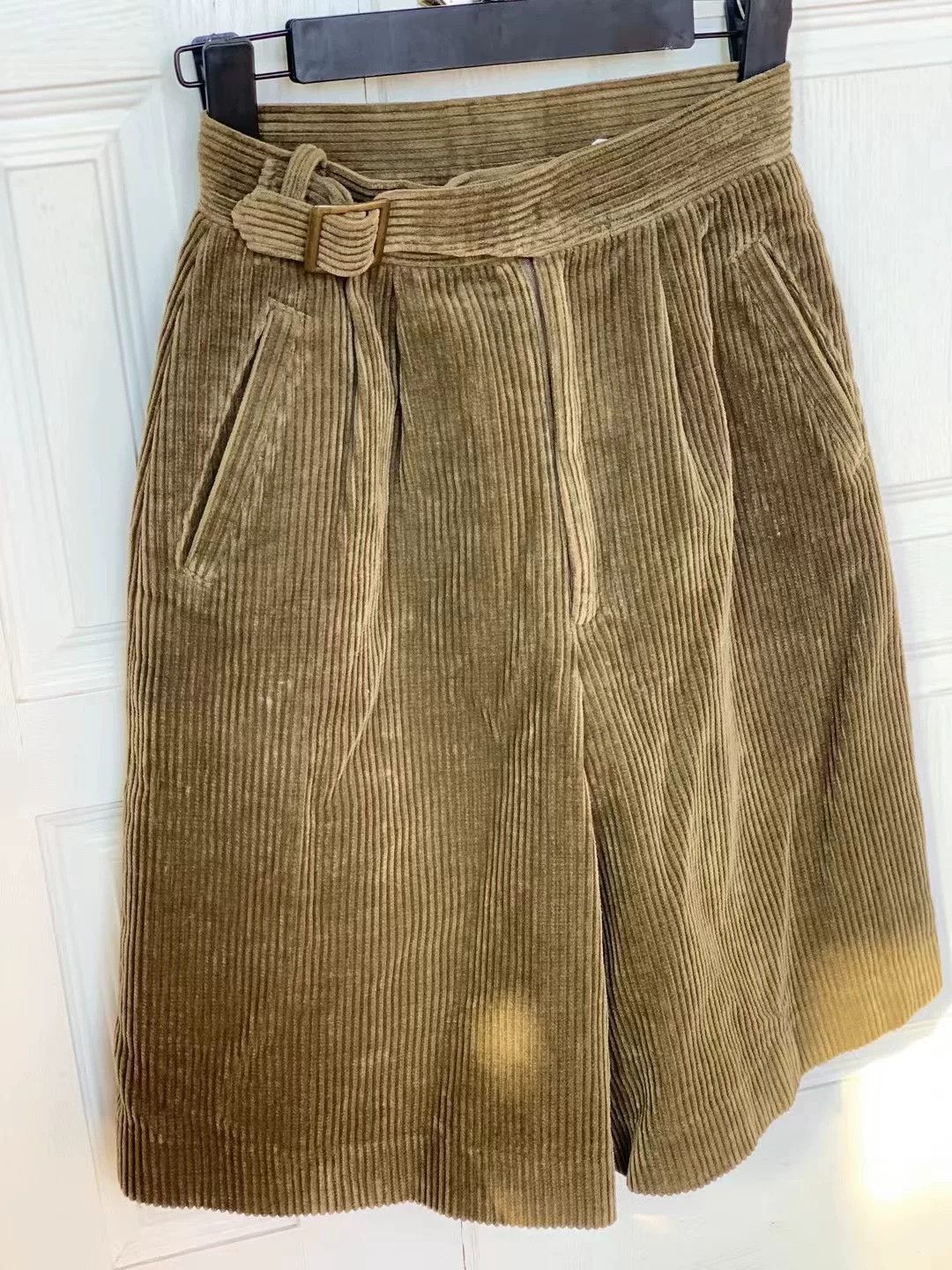 Ethos ETHOS Corduroy Skort Shorts Size 30" / US 8 / IT 44 - 3 Thumbnail