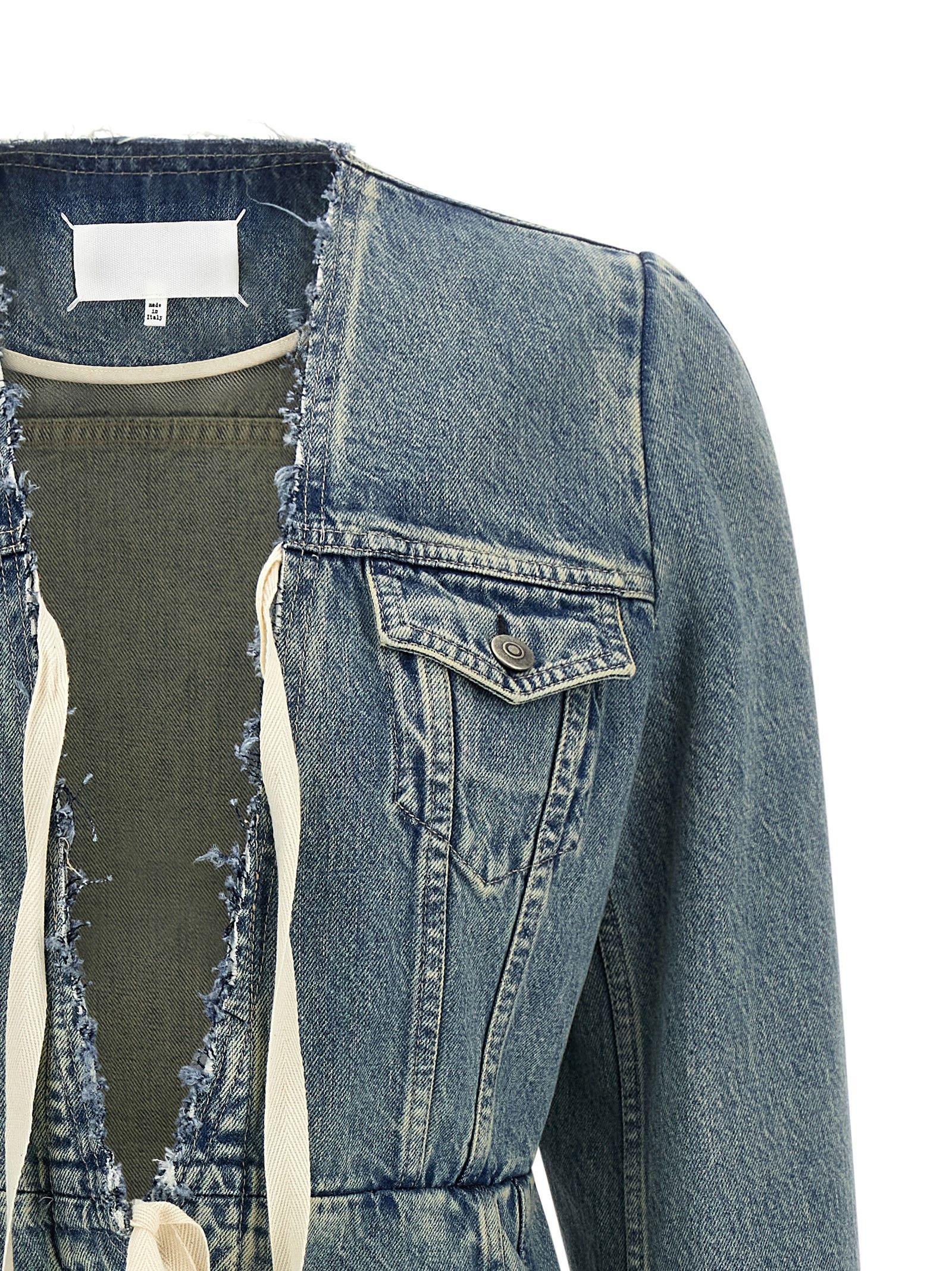 Maison Margiela Raw cut hem denim jacket Size M / US 6-8 / IT 42-44 - 3 Thumbnail