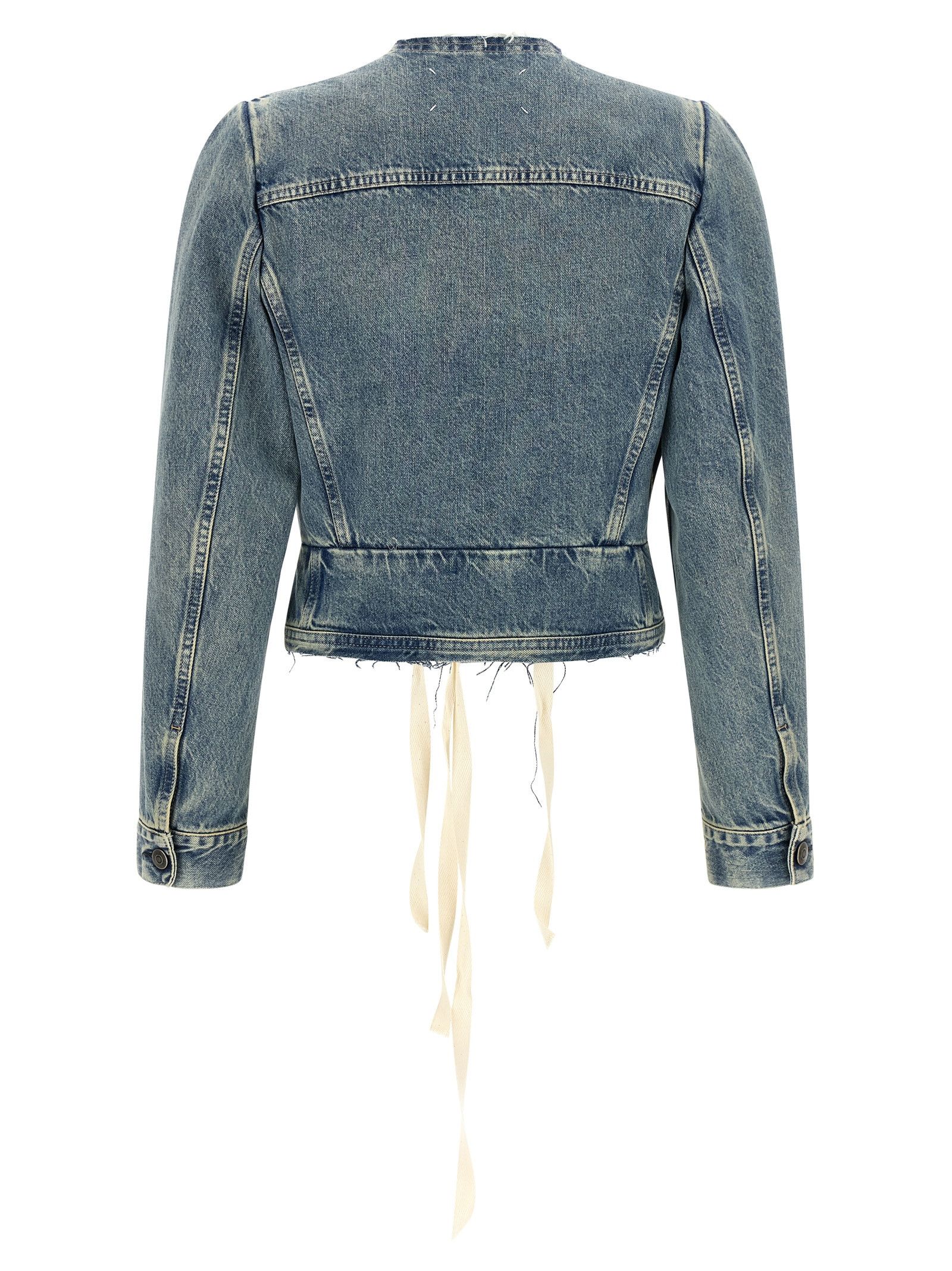 Maison Margiela Raw cut hem denim jacket Size M / US 6-8 / IT 42-44 - 2 Thumbnail