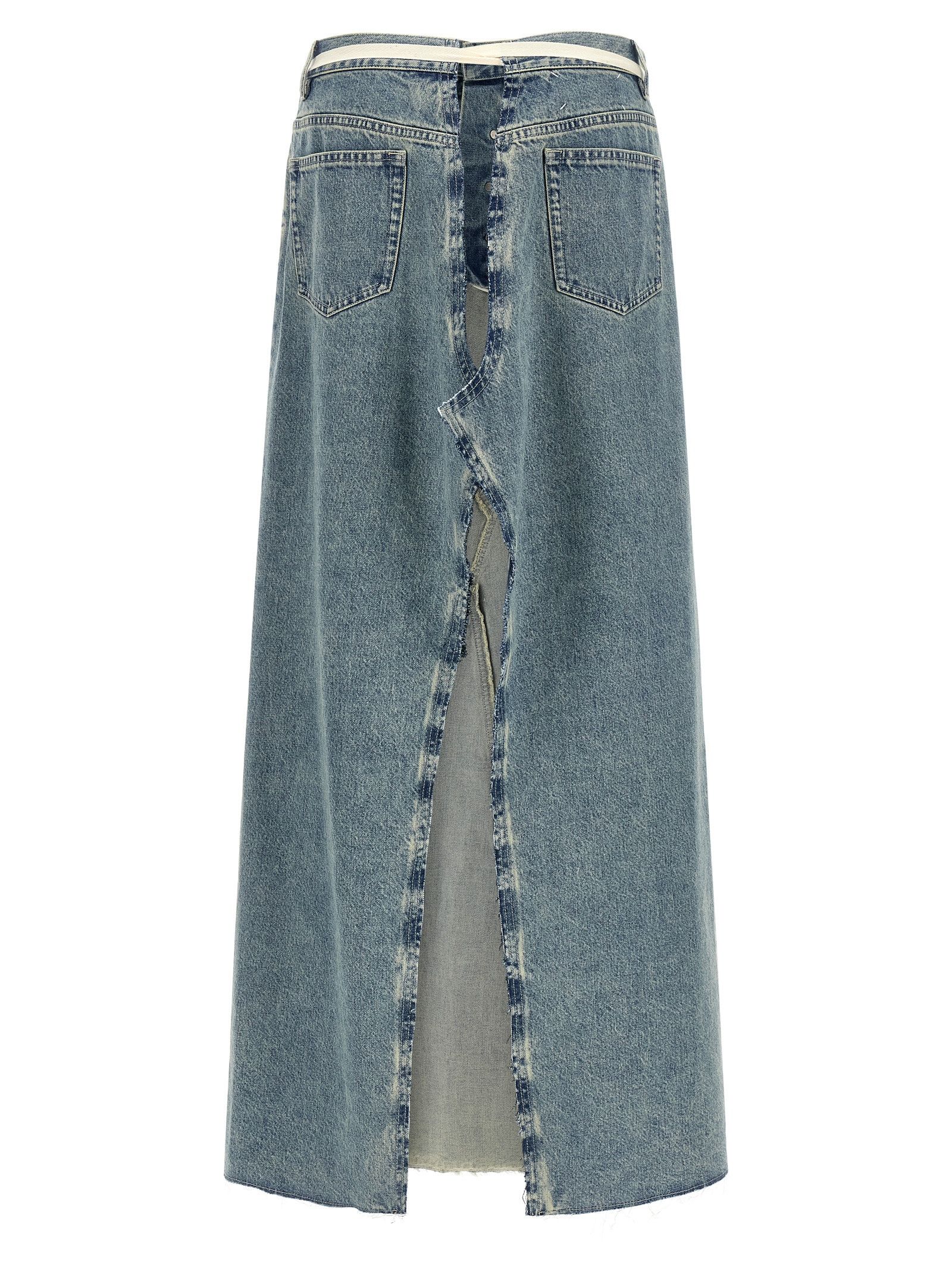 Maison Margiela Raw hem denim skirt Size 28" / US 6 / IT 42 - 2 Thumbnail