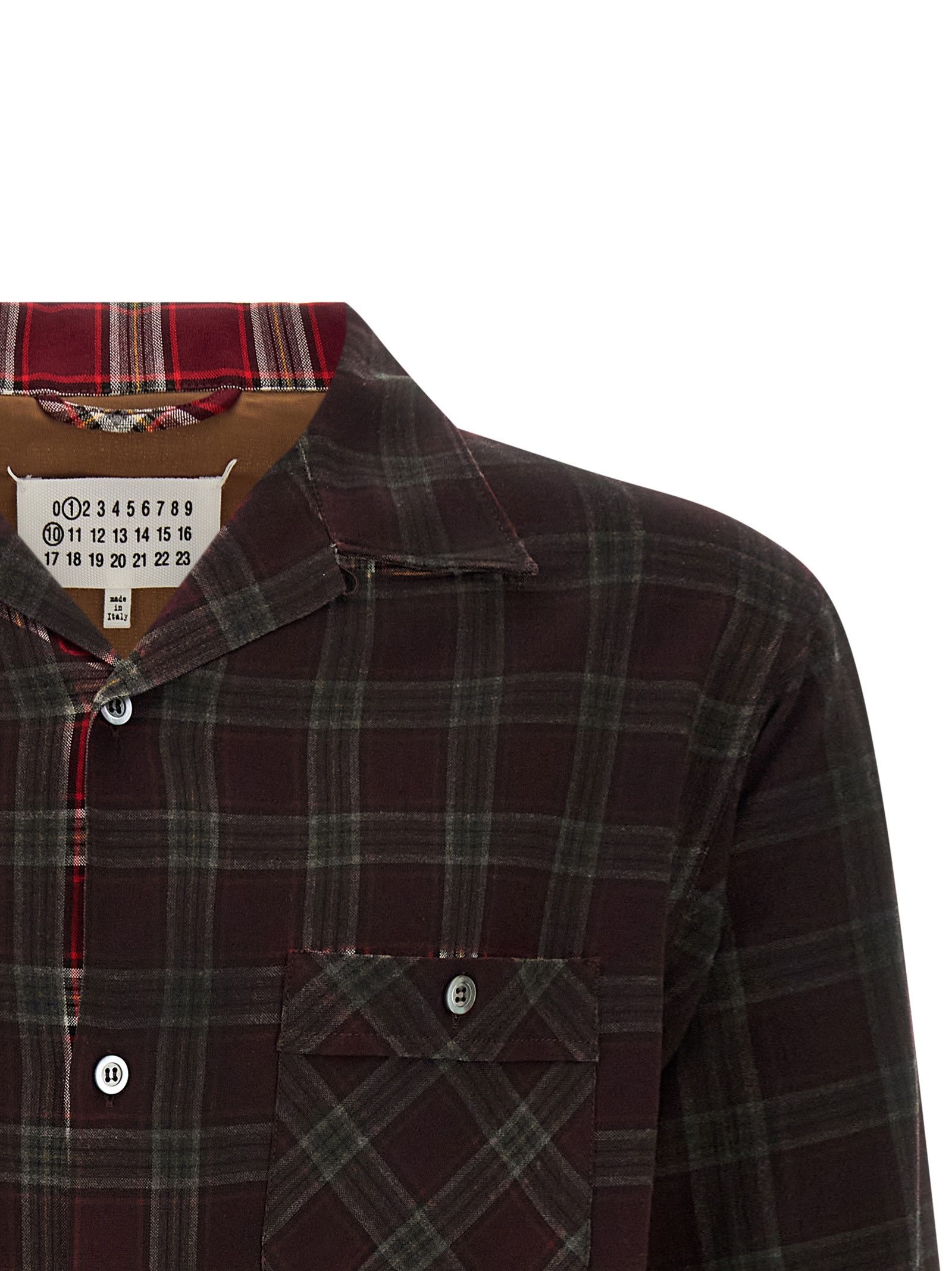 Maison Margiela Check shirt with gradient effect Size US M / EU 48-50 / 2 - 3 Thumbnail