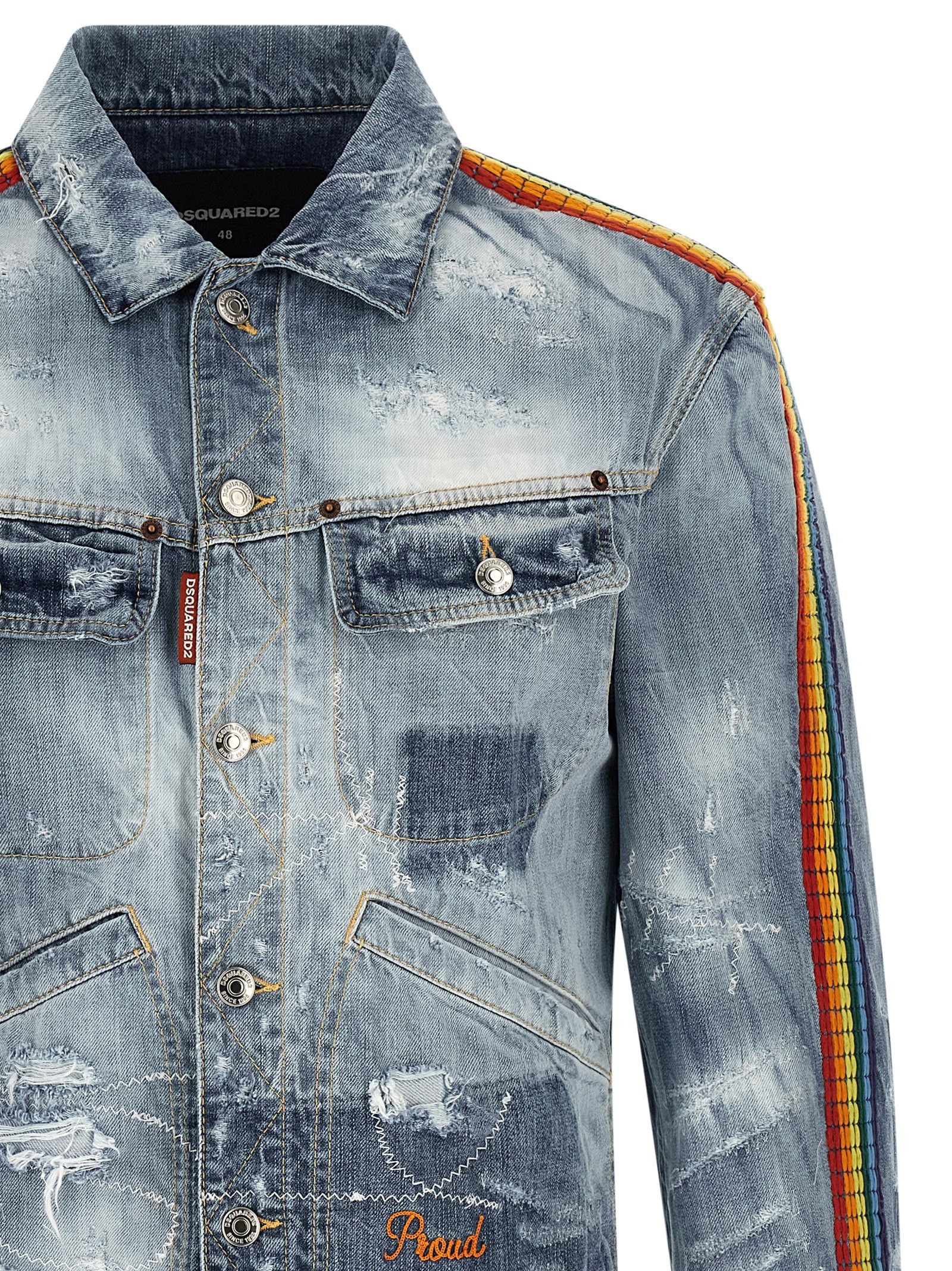 Dsquared2 'La Jean' denim jacket Size US L / EU 52-54 / 3 - 3 Thumbnail