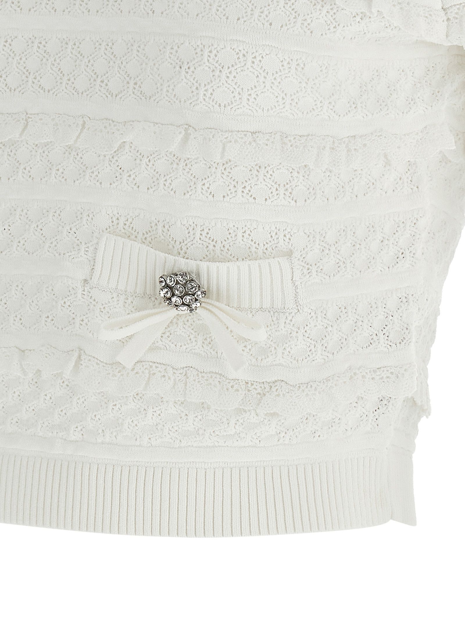 Self-Portrait 'Pointelle knit' top Size XS / US 0-2 / IT 36-38 - 4 Thumbnail