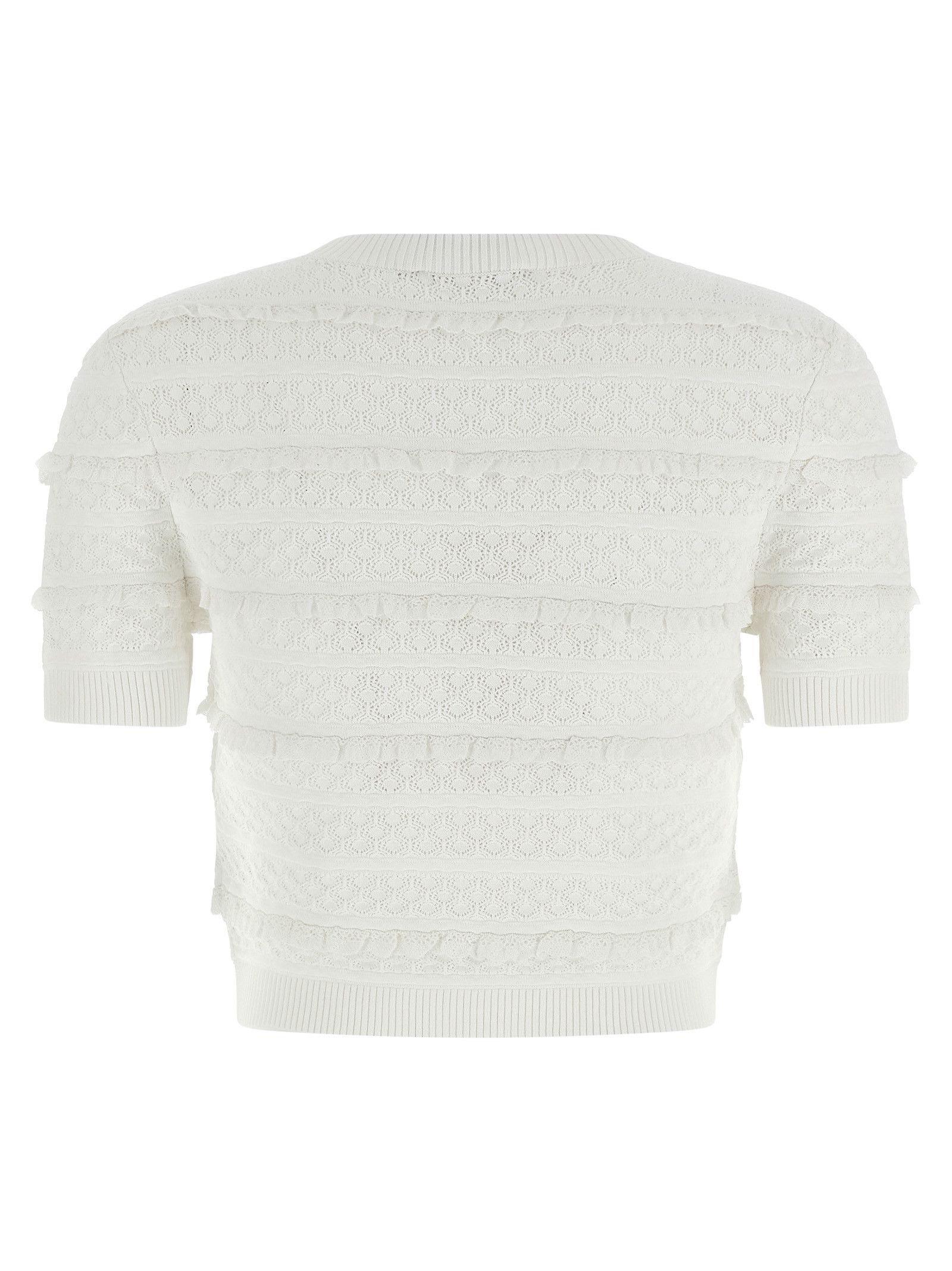 Self-Portrait 'Pointelle knit' top Size XS / US 0-2 / IT 36-38 - 2 Thumbnail