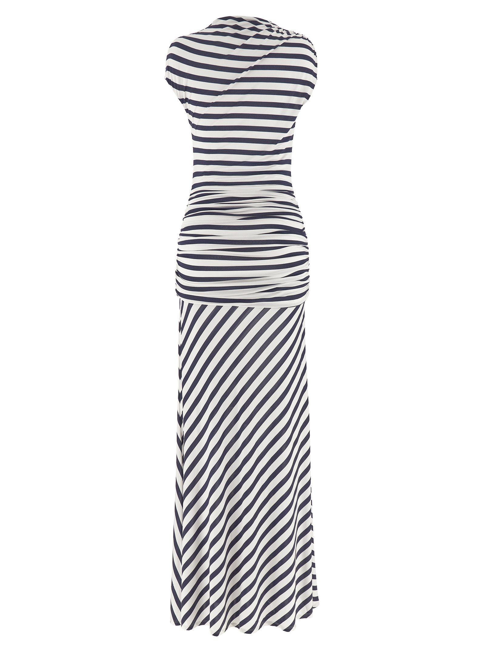 Self-Portrait 'Navy Stripe Jersey Maxi' dress Size M / US 6-8 / IT 42-44 - 2 Thumbnail
