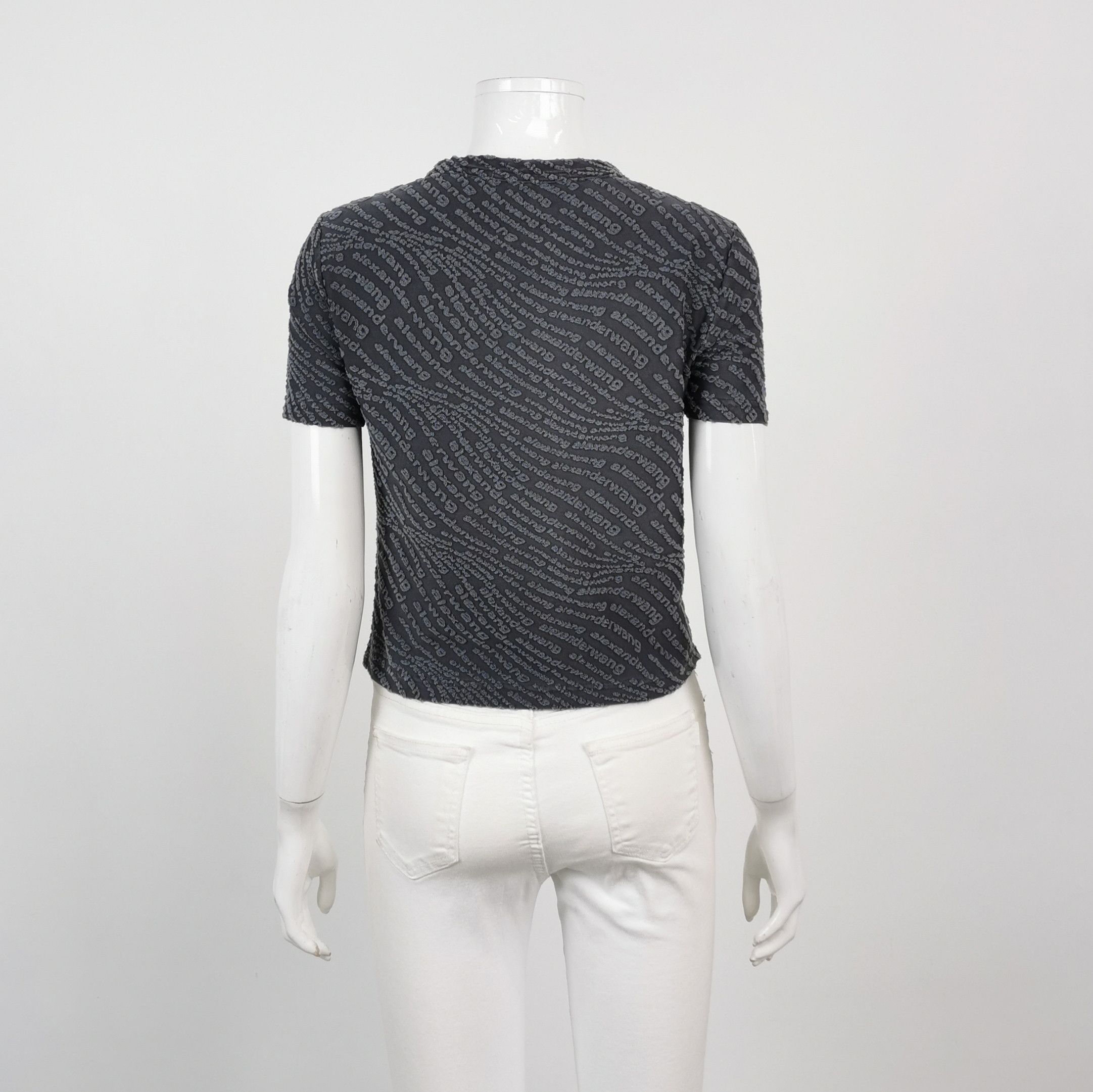 Alexander Wang Alexander Wang Logo Print Short Sleeve T-Shirt Size M Size M / US 6-8 / IT 42-44 - 2 Thumbnail