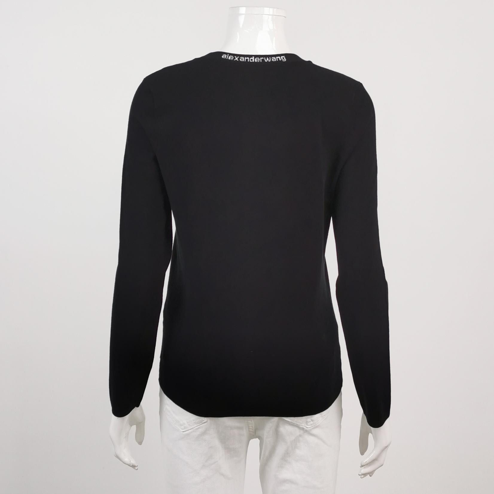 Alexander Wang Alexander Wang Logo Knit Sweater XL Size XL / US 12-14 / IT 48-50 - 2 Thumbnail