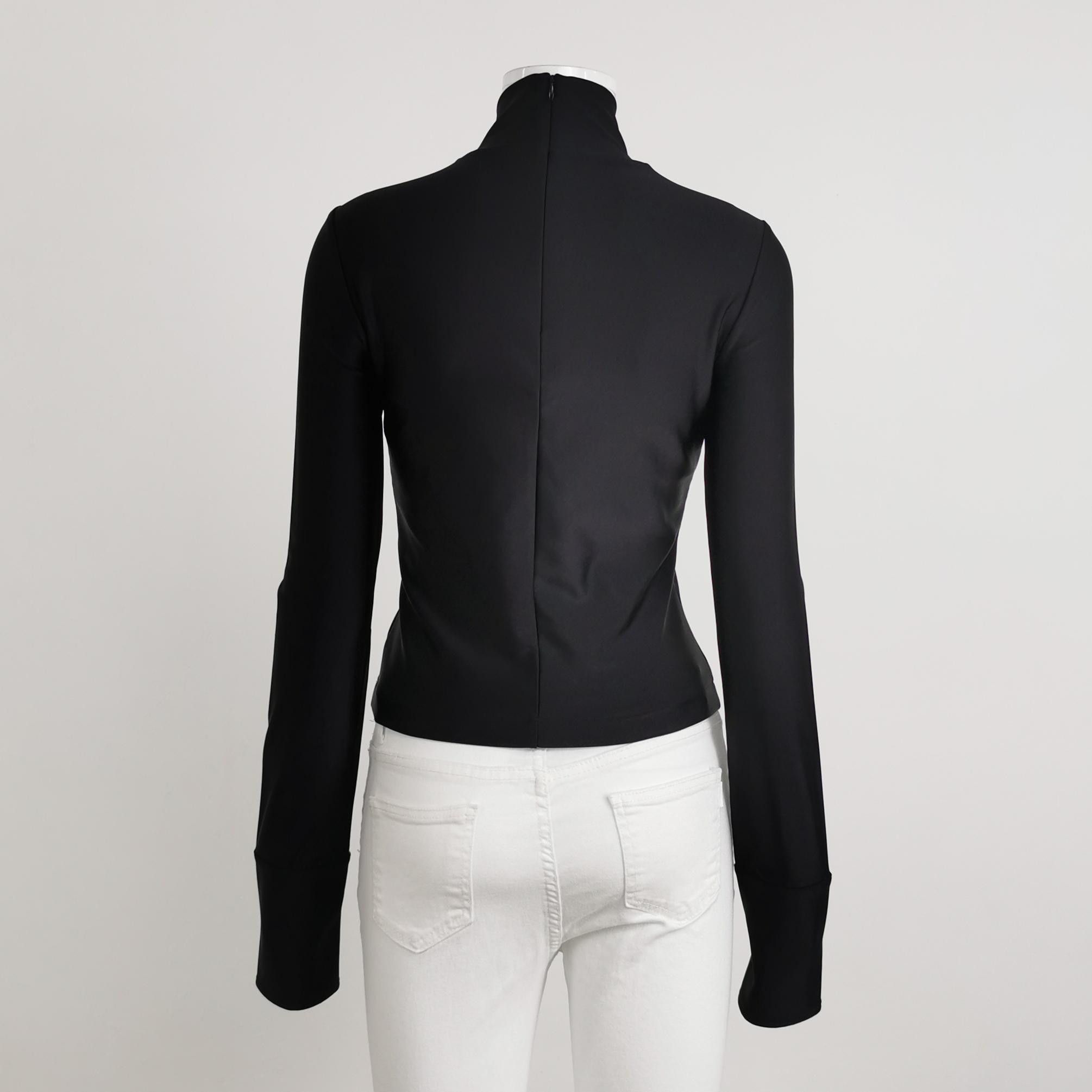 T by Alexander Wang T by Alexander Wang Black Long Sleeve Turtleneck Top S Size S / US 4 / IT 40 - 2 Thumbnail
