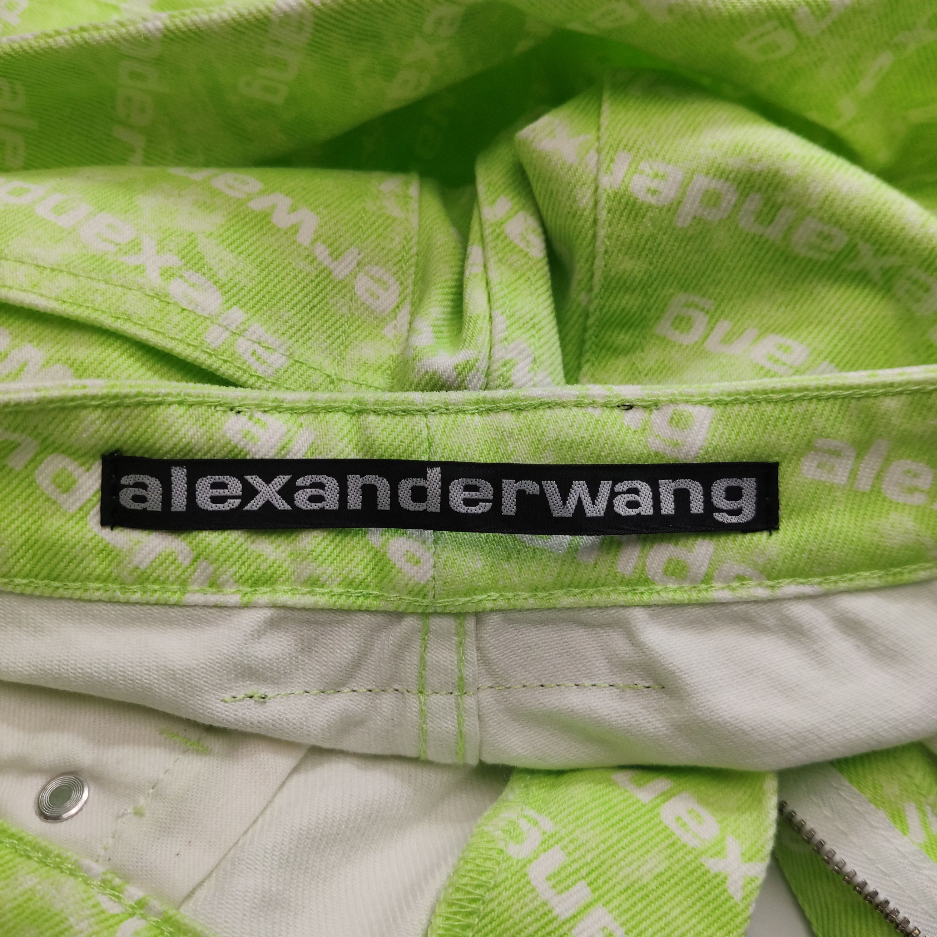 Alexander Wang Alexander Wang Logo Print Jeans Size 24 Size 24" / US 00 / IT 34 - 5 Thumbnail