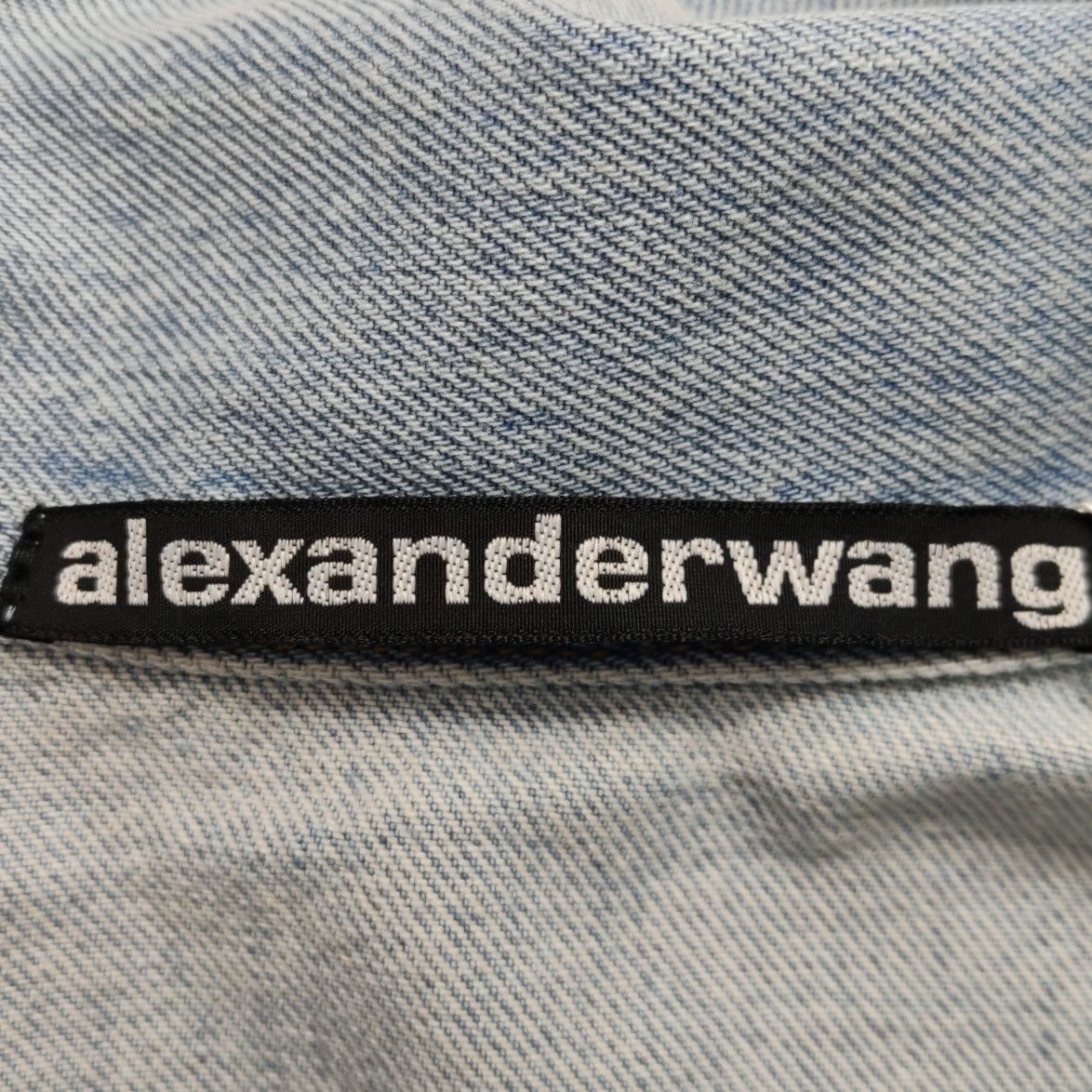Alexander Wang Alexander Wang Logo Patch Denim Jacket Size XS Size XS / US 0-2 / IT 36-38 - 6 Thumbnail