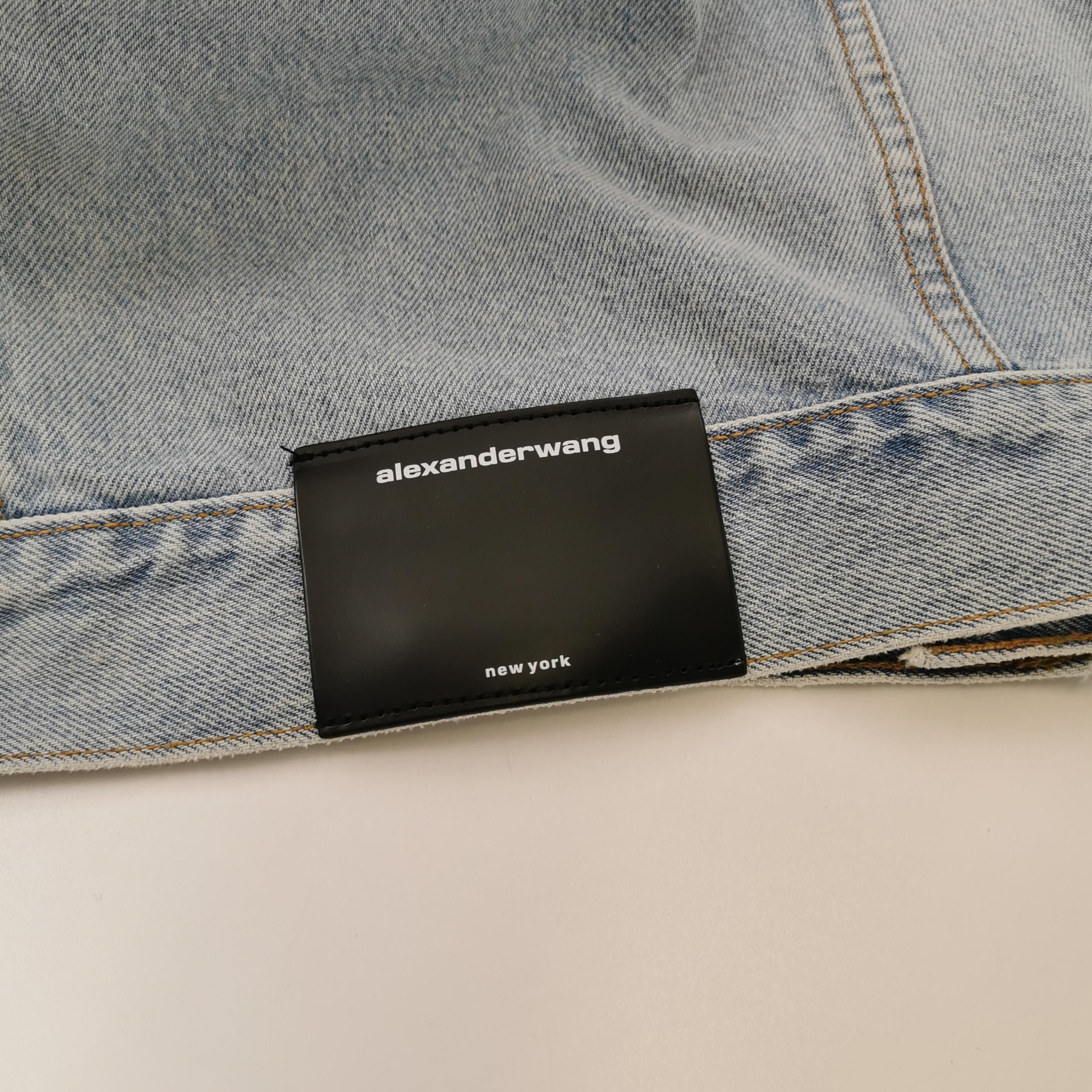Alexander Wang Alexander Wang Logo Patch Denim Jacket Size XS Size XS / US 0-2 / IT 36-38 - 3 Thumbnail