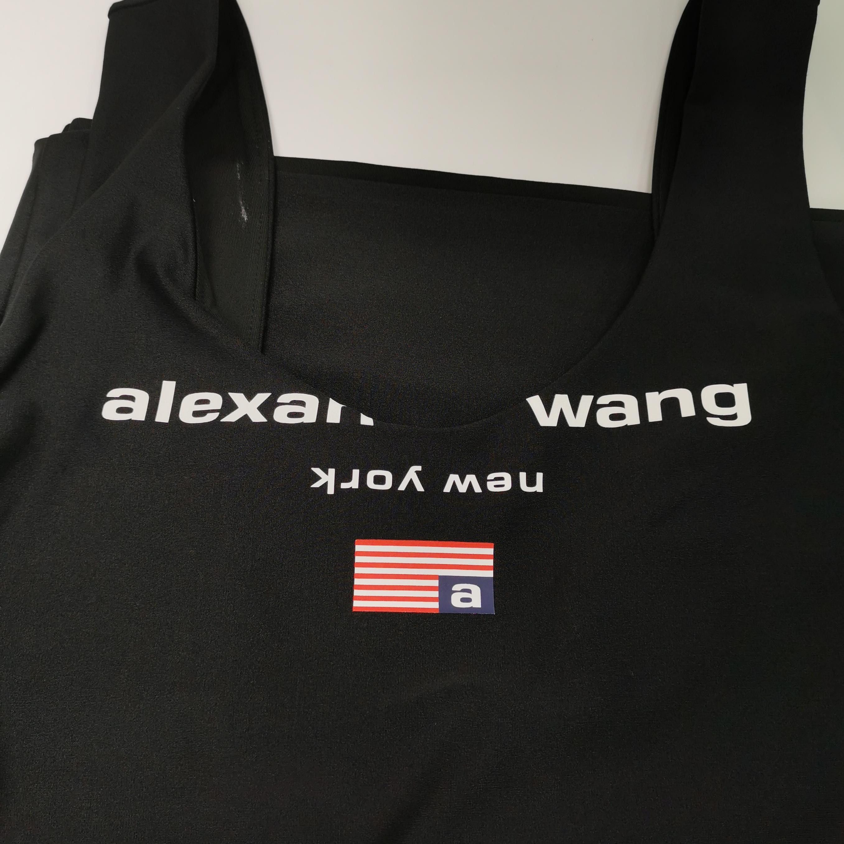 Alexander Wang Alexander Wang Logo Print Mini Dress Size M Size M / US 6-8 / IT 42-44 - 3 Thumbnail