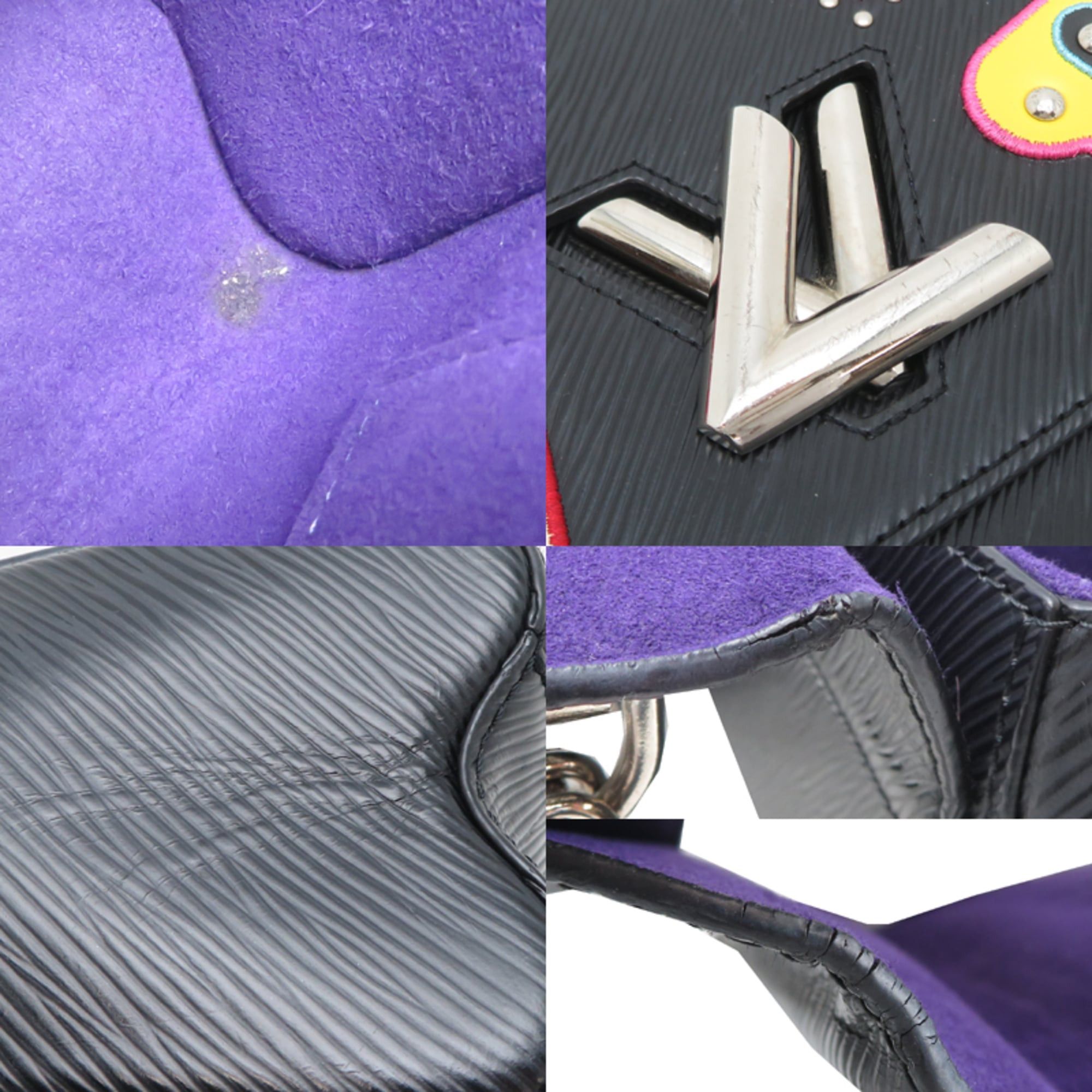 Louis Vuitton Louis Vuitton Twist MM Women's Shoulder Bag M52699 Epi Noir (Black) Size ONE SIZE - 9 Thumbnail