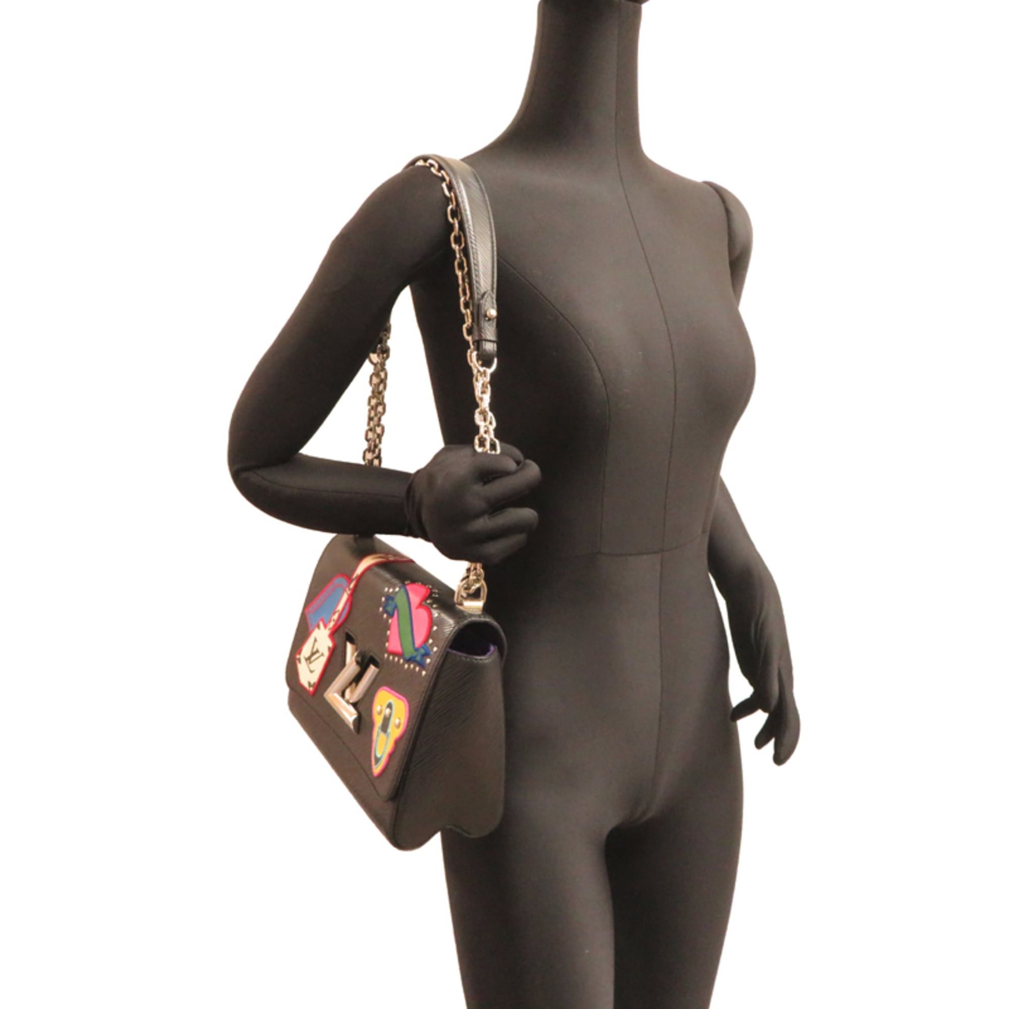 Louis Vuitton Louis Vuitton Twist MM Women's Shoulder Bag M52699 Epi Noir (Black) Size ONE SIZE - 8 Thumbnail