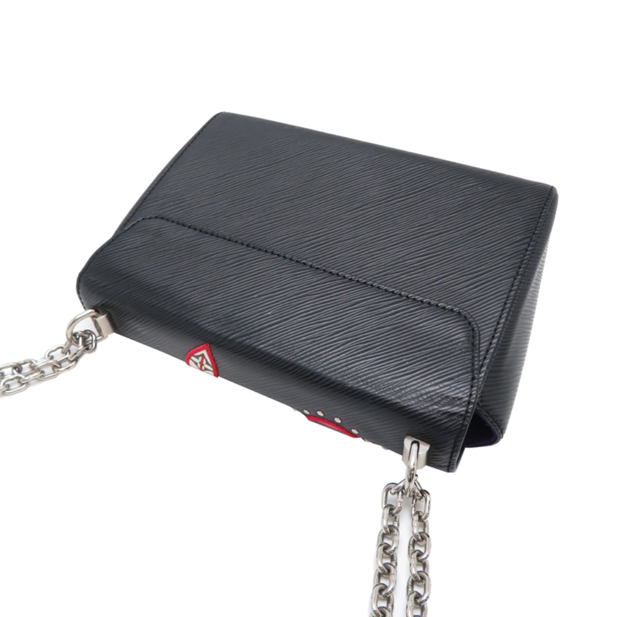 Louis Vuitton Louis Vuitton Twist MM Women's Shoulder Bag M52699 Epi Noir (Black) Size ONE SIZE - 4 Thumbnail
