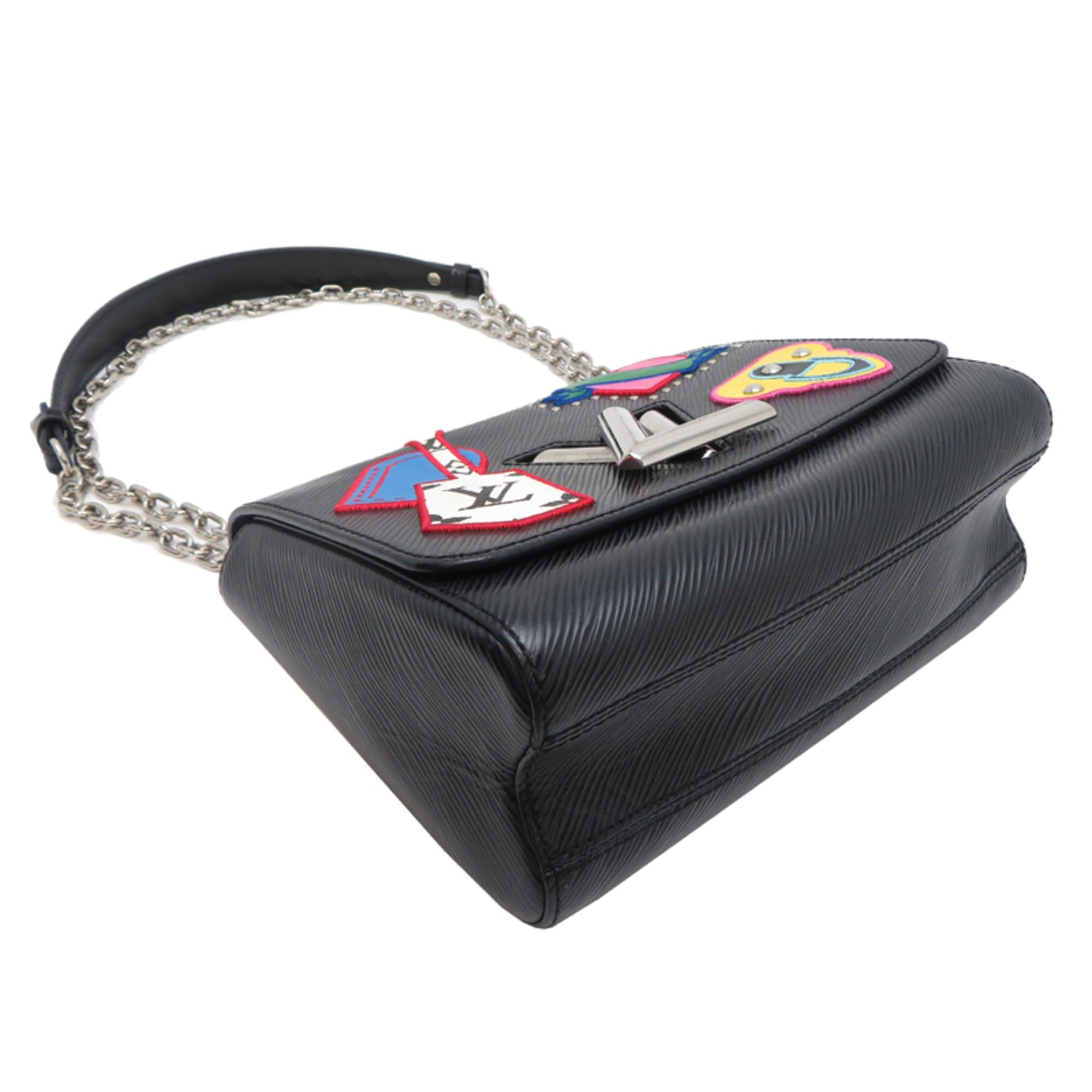 Louis Vuitton Louis Vuitton Twist MM Women's Shoulder Bag M52699 Epi Noir (Black) Size ONE SIZE - 3 Thumbnail