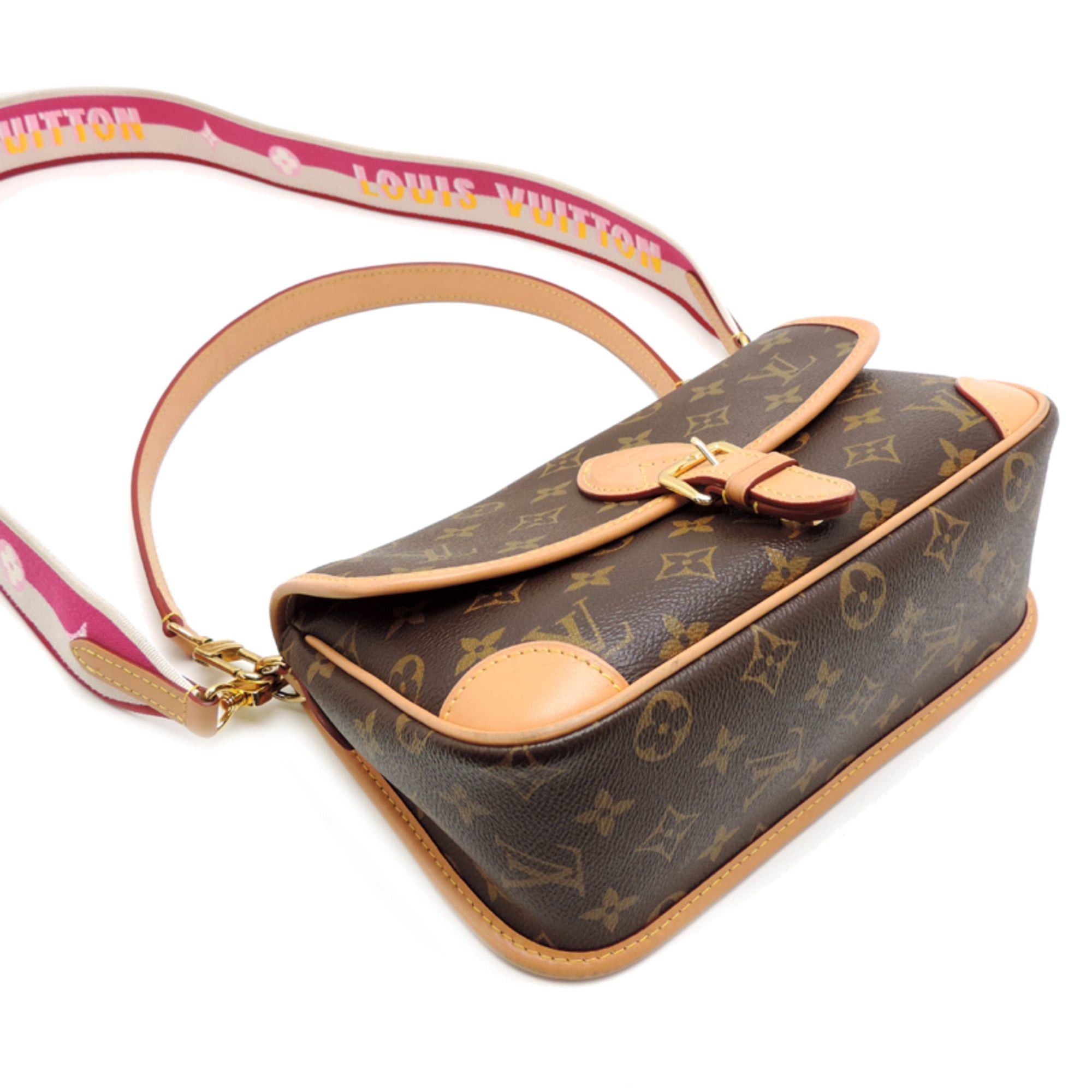 Louis Vuitton Louis Vuitton Diane Women's Shoulder Bag M46049 Monogram Brown Size ONE SIZE - 3 Thumbnail
