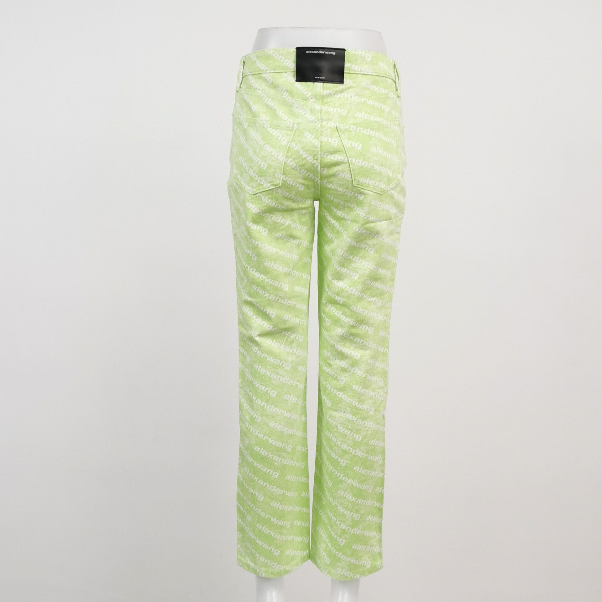 Alexander Wang Alexander Wang Logo Print Jeans Size 25 Size 25" / US 0 / IT 36 - 2 Thumbnail