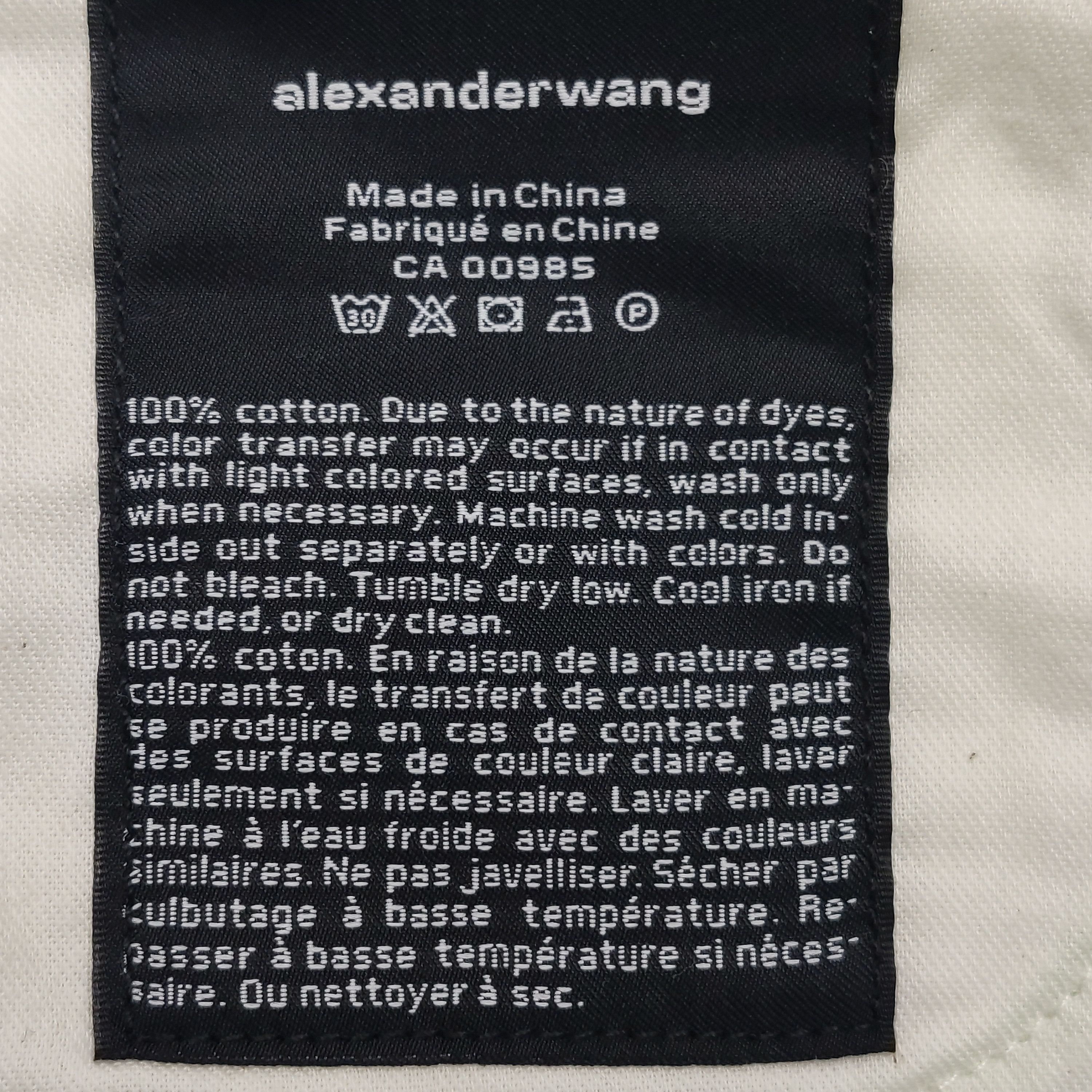 Alexander Wang Alexander Wang Logo Print Jeans Size 25 Size 25" / US 0 / IT 36 - 7 Thumbnail