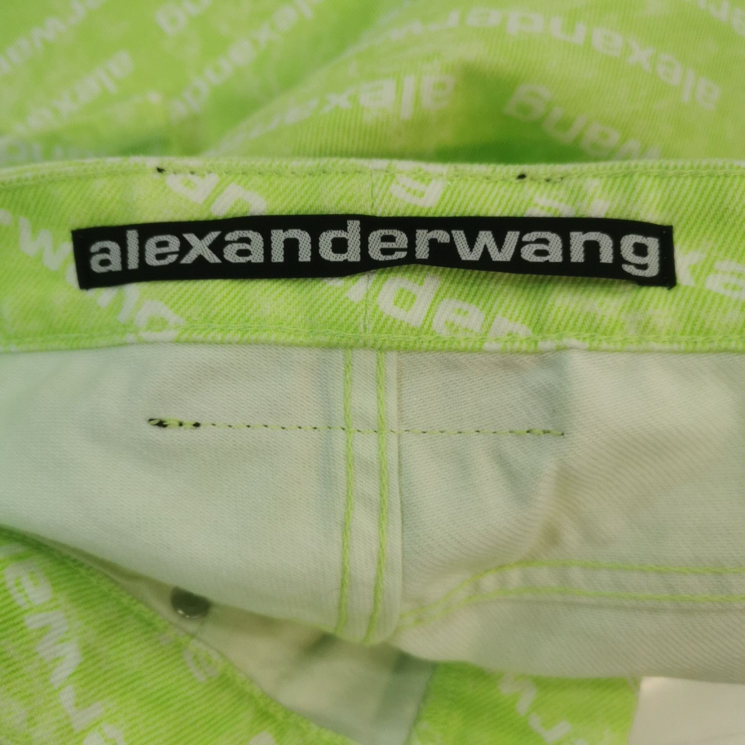Alexander Wang Alexander Wang Logo Print Jeans Size 25 Size 25" / US 0 / IT 36 - 5 Thumbnail