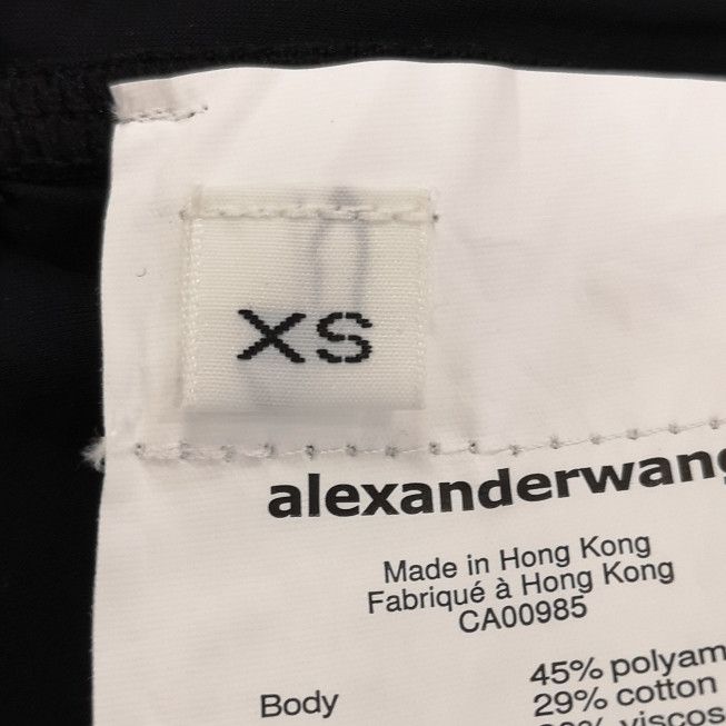 Alexander Wang Alexander Wang Logo Crop Top XS Size XS / US 0-2 / IT 36-38 - 7 Thumbnail