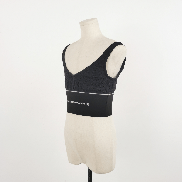 Alexander Wang Alexander Wang Logo Crop Top XS Size XS / US 0-2 / IT 36-38 - 2 Thumbnail