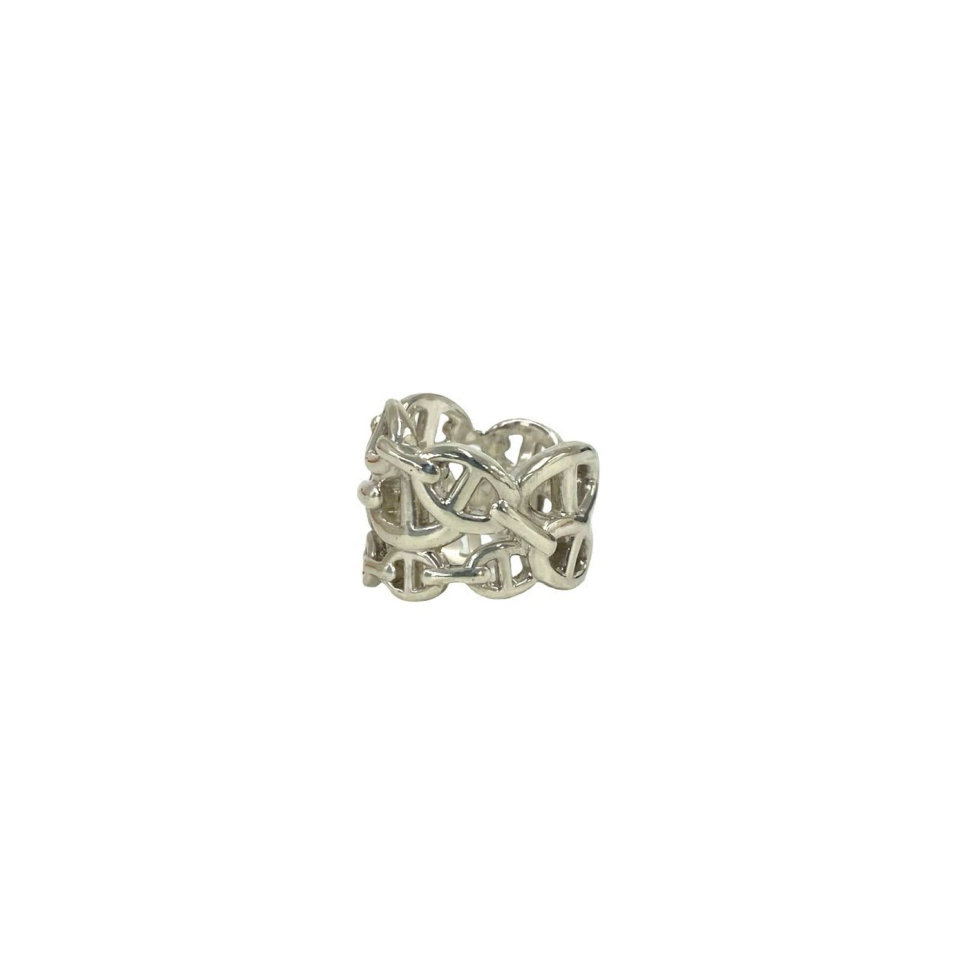 Hermes HERMES Chaine d'Ancre Enchainée Ring GM Sterling Silver 925 Accessory 75199 Size ONE SIZE - 4 Thumbnail
