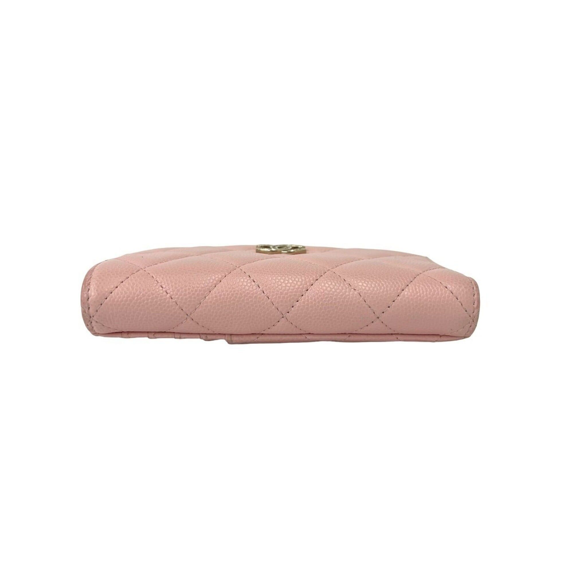 Chanel CHANEL Fragment Case, Matelassé, Coco Mark, Caviar Leather, Wallet/Coin Pass Pink, 35375 Size ONE SIZE - 6 Thumbnail
