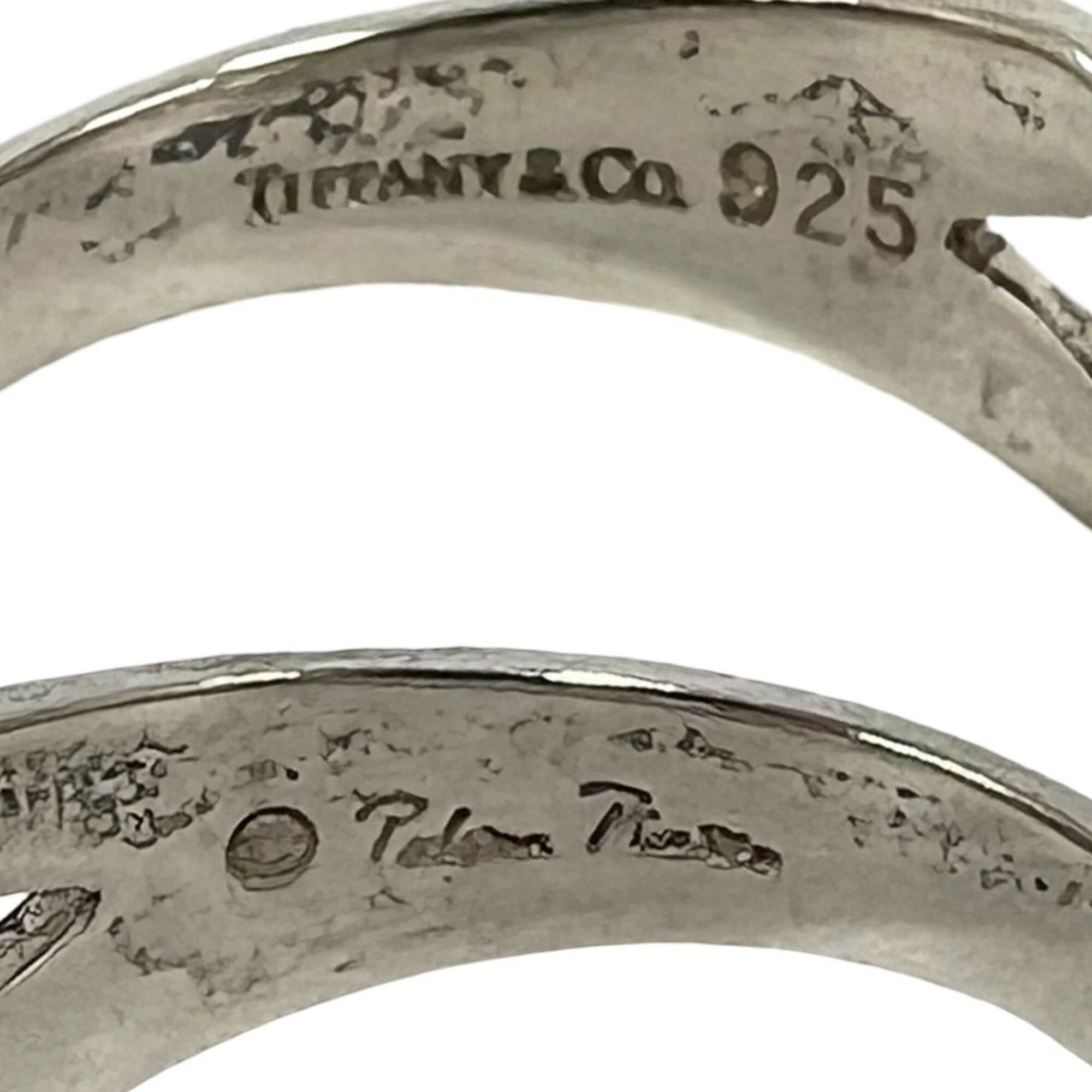 Tiffany & Co. TIFFANY&Co. Tiffany Loving Heart Ring, Sterling Silver 925, Women's/Men's Silver, 160-2 Size ONE SIZE - 3 Thumbnail
