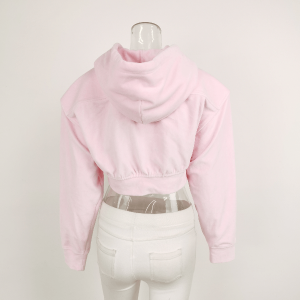 Alexander Wang Alexander Wang Pink Logo Zip Hoodie Size XS Size XS / US 0-2 / IT 36-38 - 3 Thumbnail