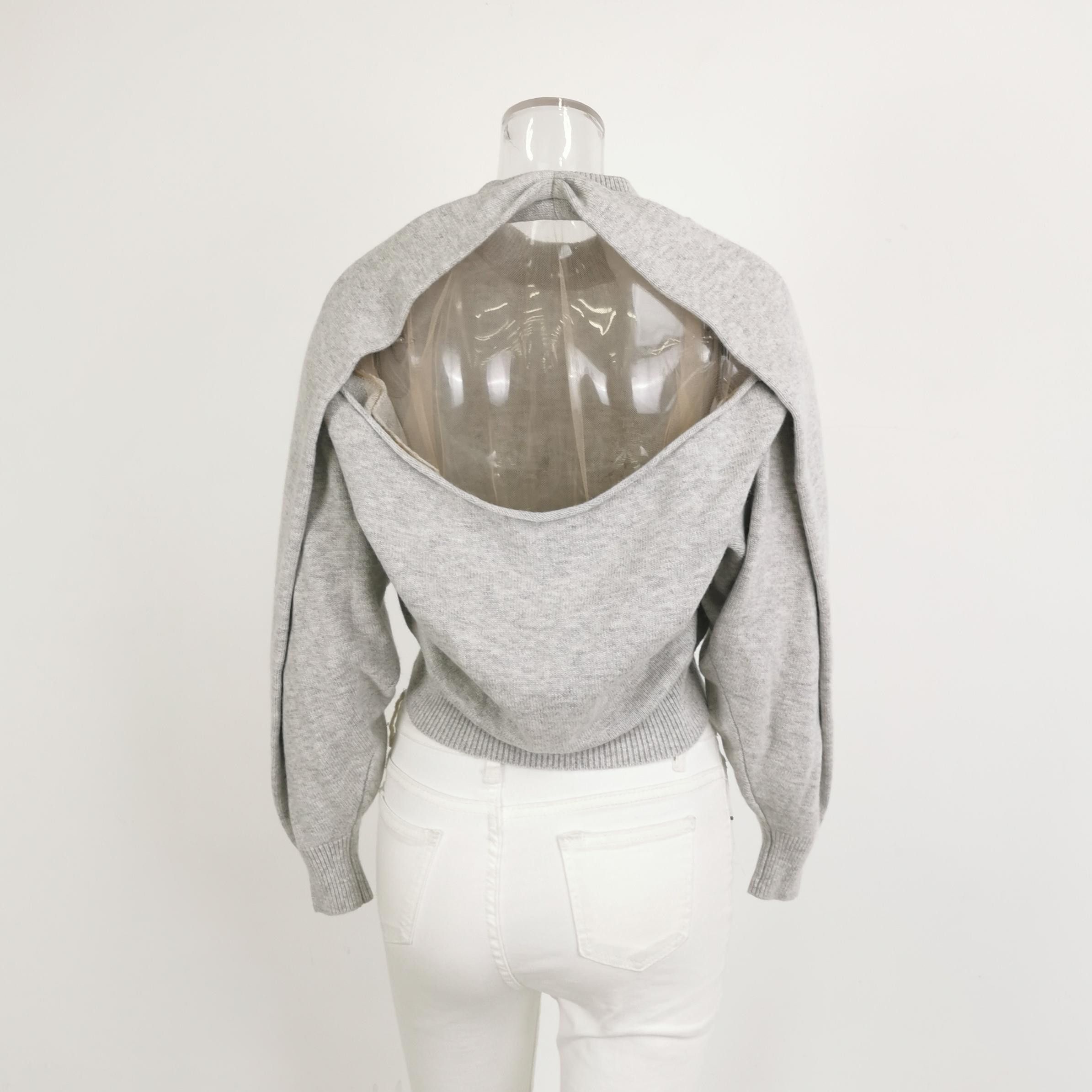 Alexander Wang Alexander Wang Open Back Sweater Size XS Size XS / US 0-2 / IT 36-38 - 3 Thumbnail
