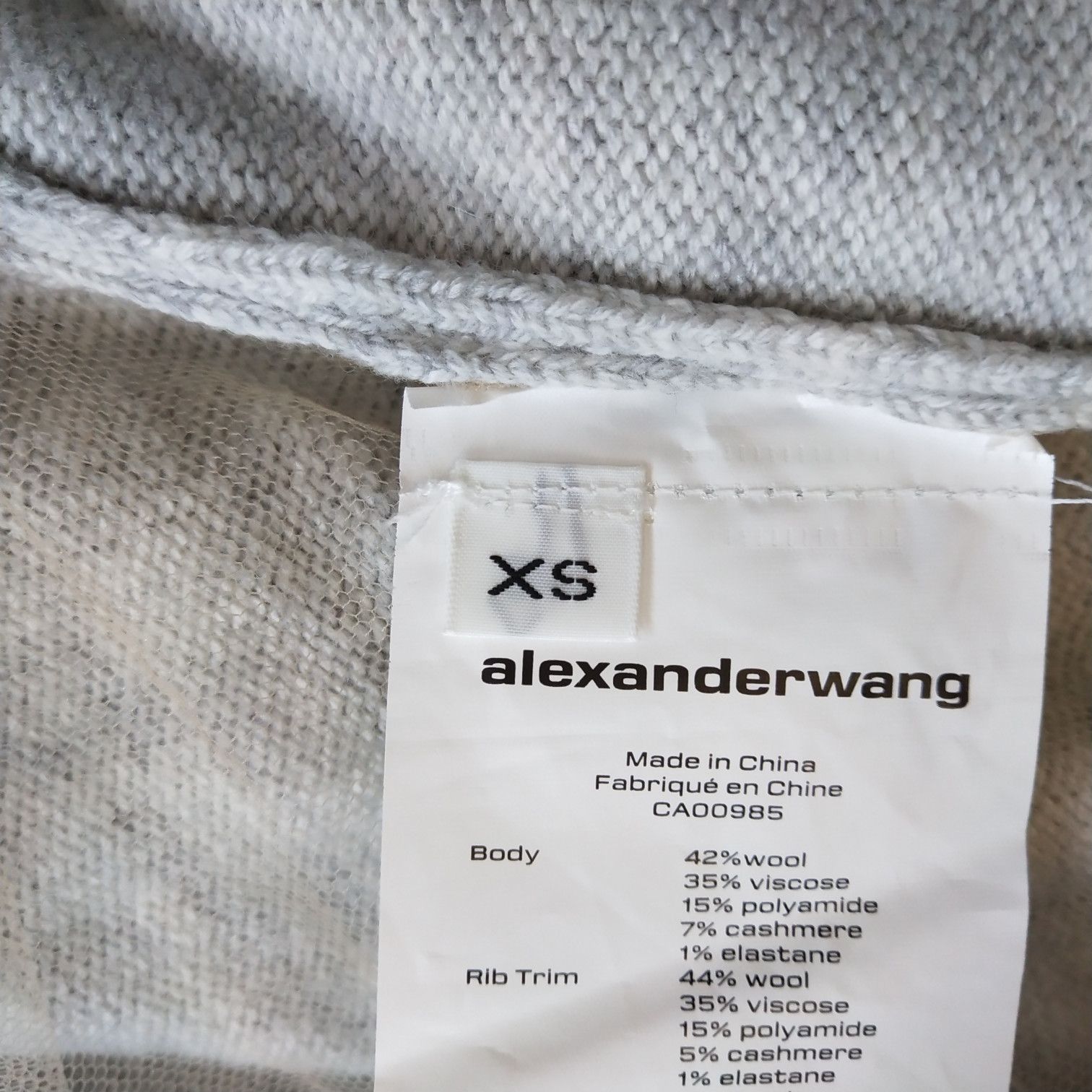 Alexander Wang Alexander Wang Open Back Sweater Size XS Size XS / US 0-2 / IT 36-38 - 6 Thumbnail
