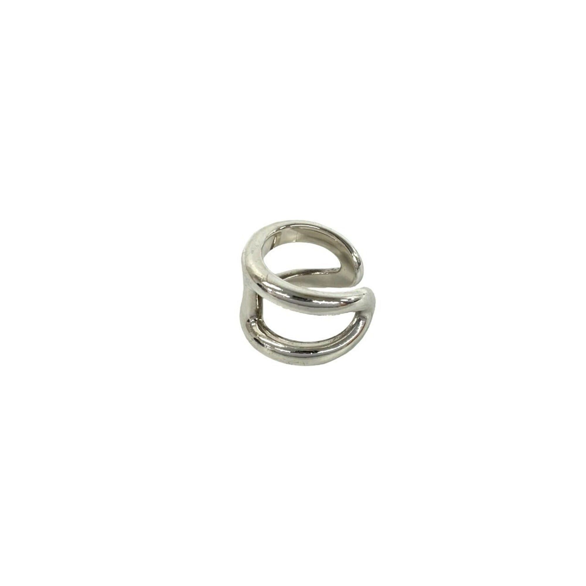 Hermes HERMES Osmo's GM Ring, Sterling Silver 925, Men's Accessory, 61436 Size ONE SIZE - 4 Thumbnail