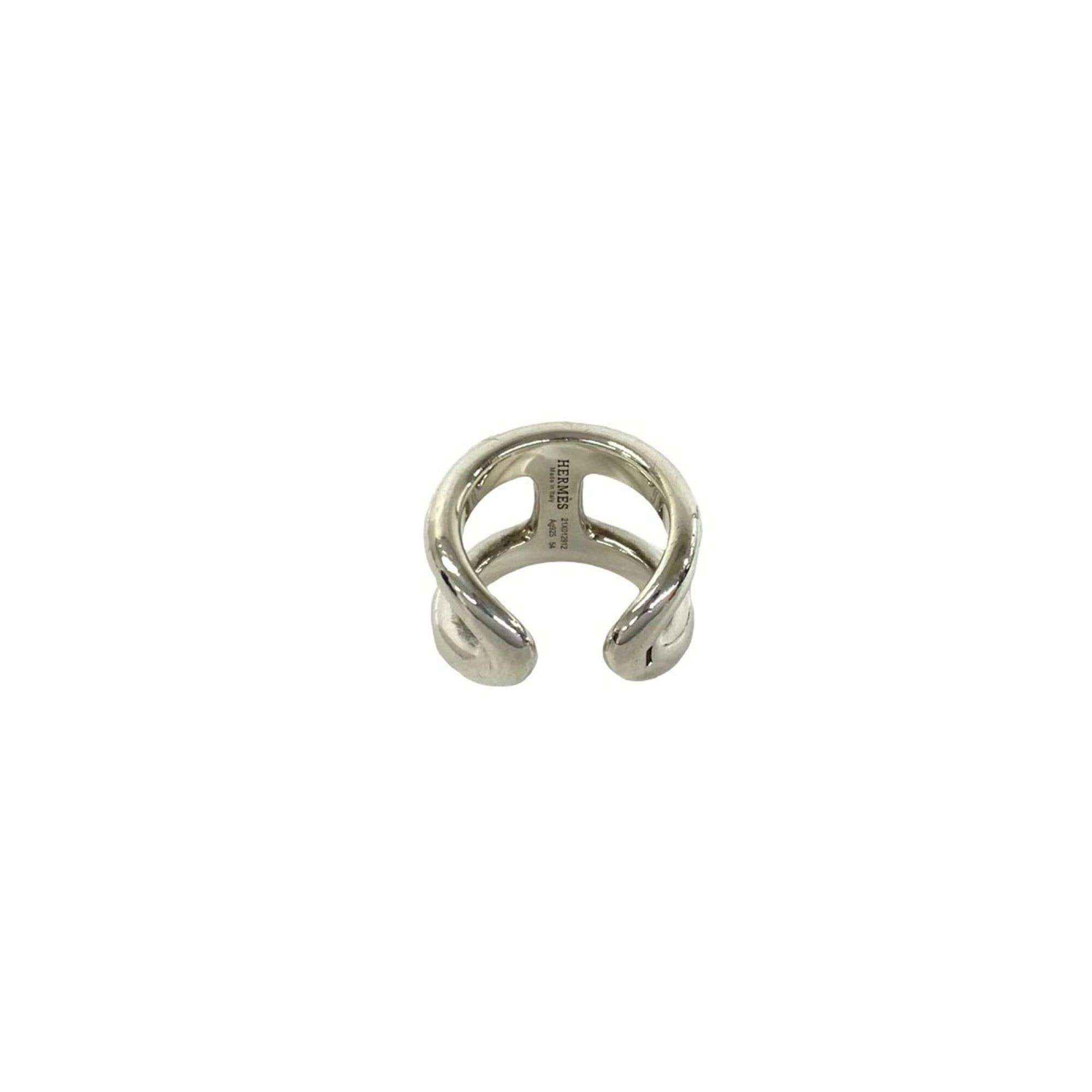Hermes HERMES Osmo's GM Ring, Sterling Silver 925, Men's Accessory, 61436 Size ONE SIZE - 6 Thumbnail